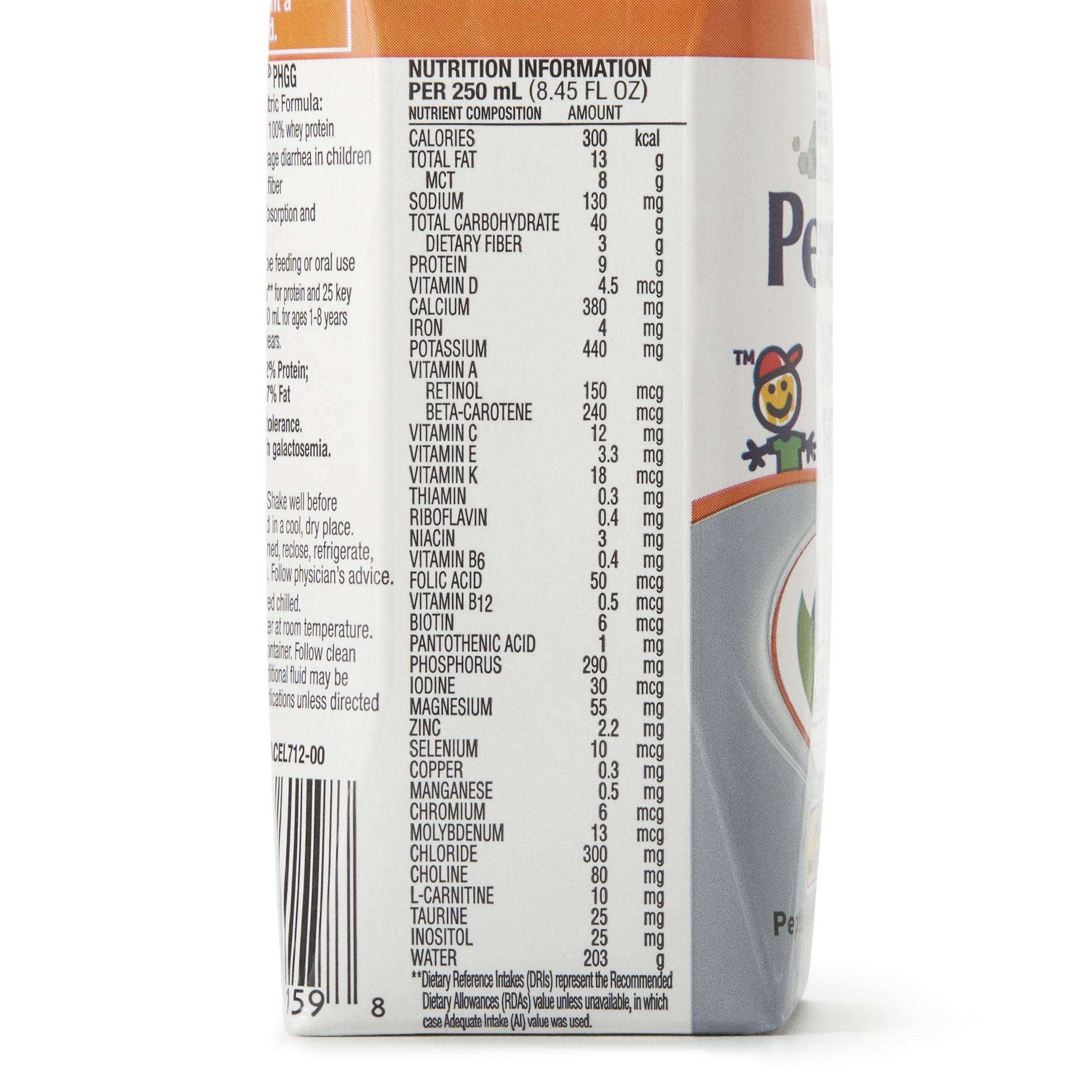 Peptamen Junior® PHGG Vanilla Pediatric Oral Supplement / Tube Feeding Formula, 8.45 oz. Carton (1 Unit)