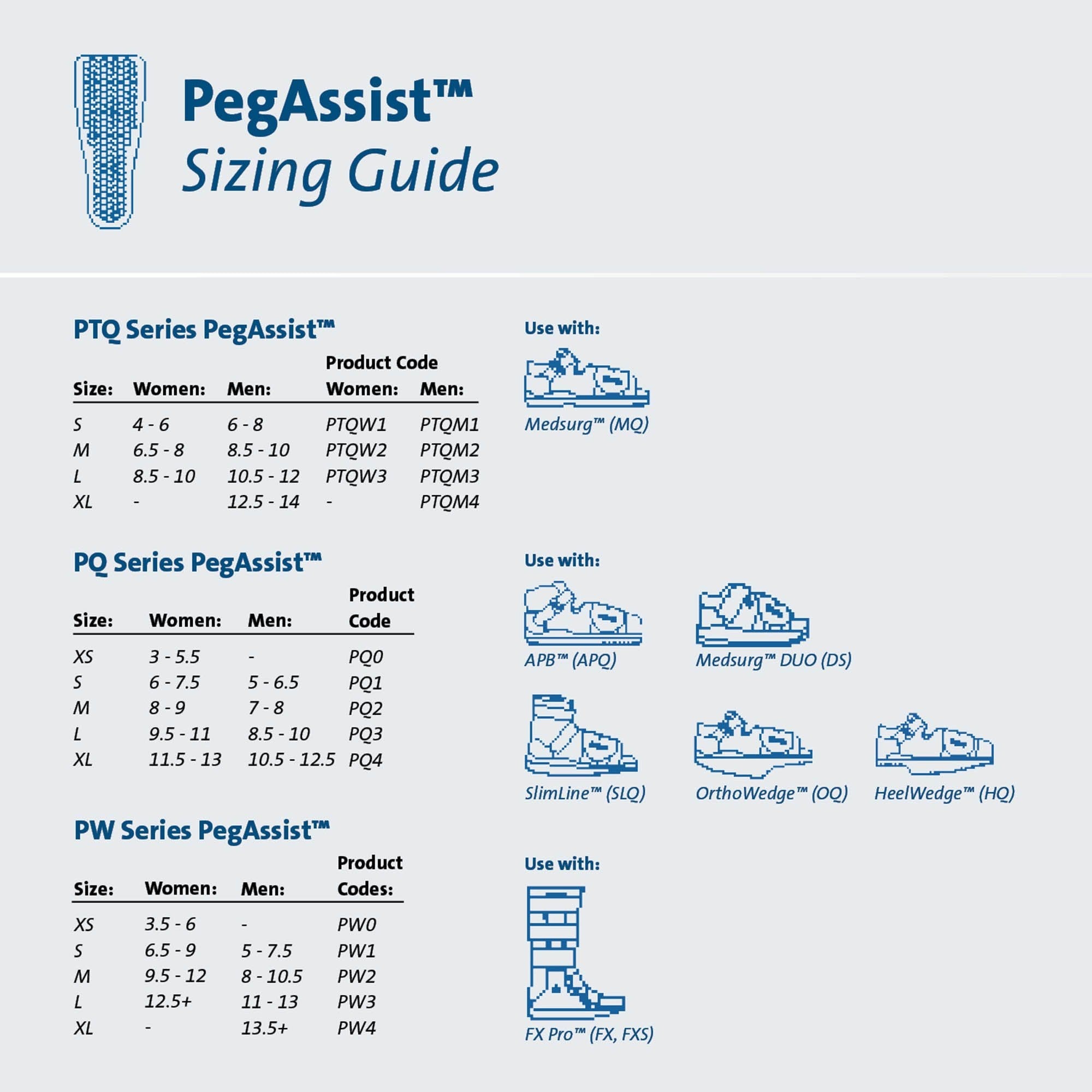 Darco International PegAssist™ Insole, Large (1 Unit)