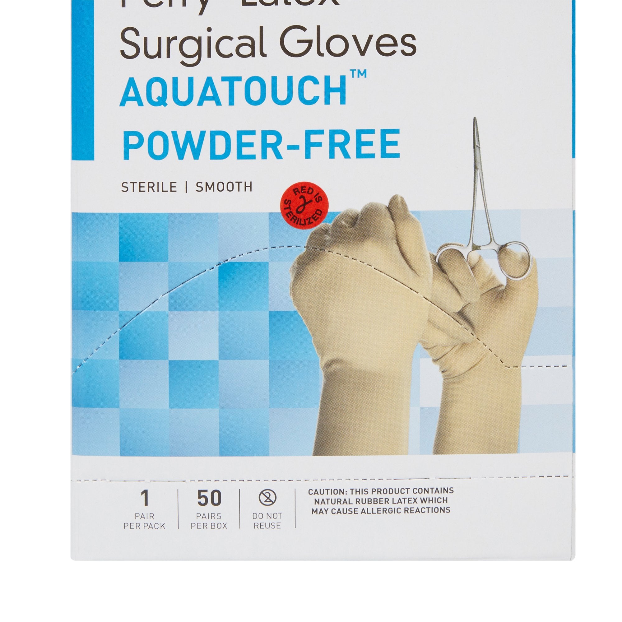 McKesson Perry® Performance Plus AquaTouch™ Latex Surgical Glove, Size 7, Cream (400 Units)