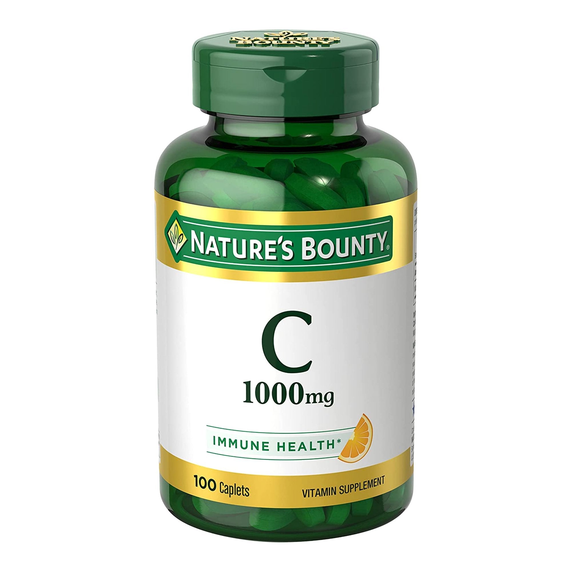 Vitamin C Supplement Nature's Bounty® 1,000 mg Strength Capsule 100 per Bottle (1 Unit)