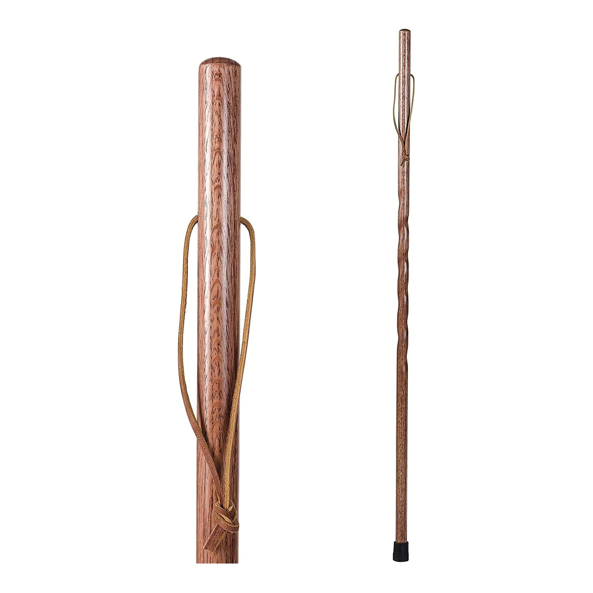 Brazos™ Twisted Oak Backpacker Handcrafted Walking Stick, 58-Inch Height (1 Unit)