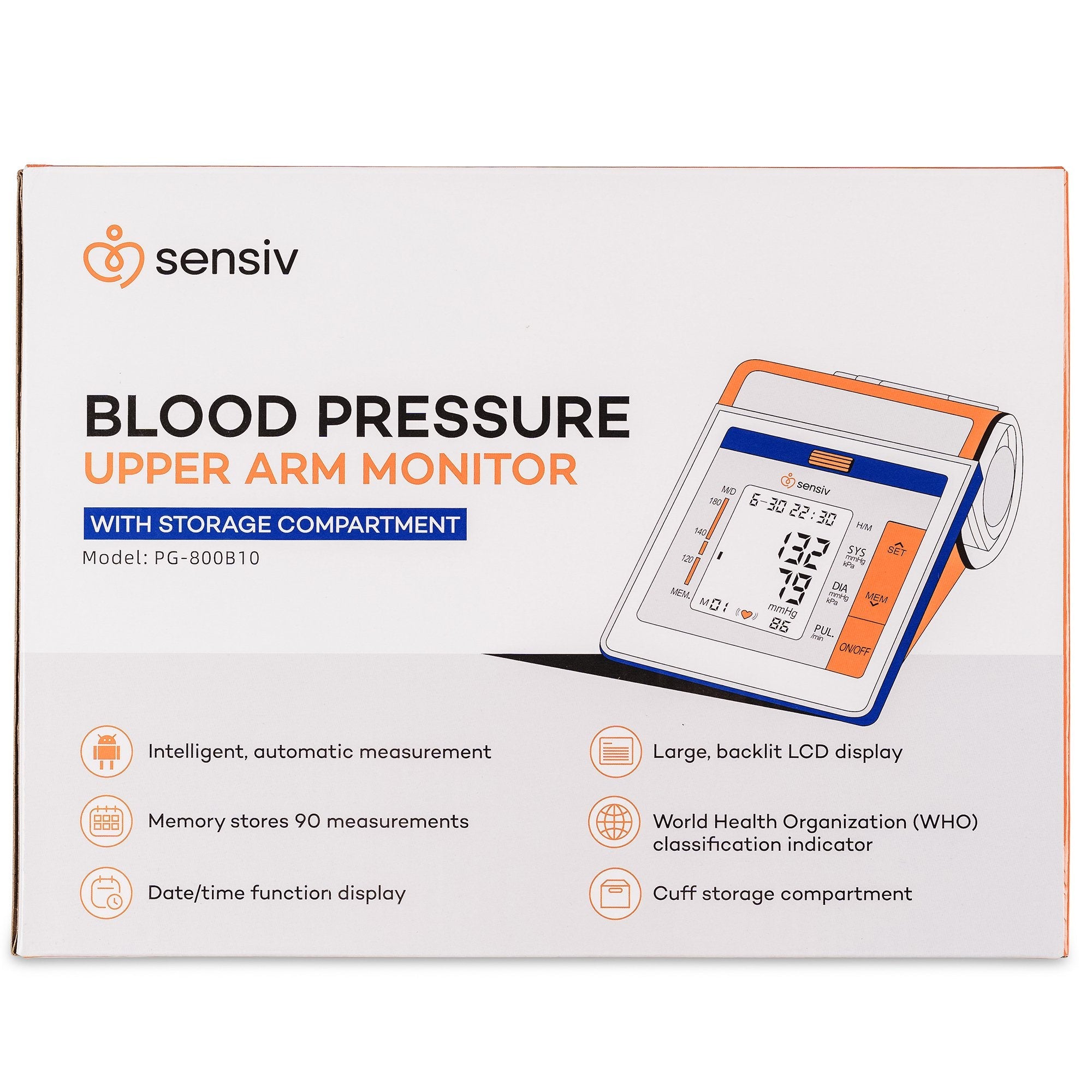 Sinsiv Upper Arm Blood Pressure Monitor (1 Unit)