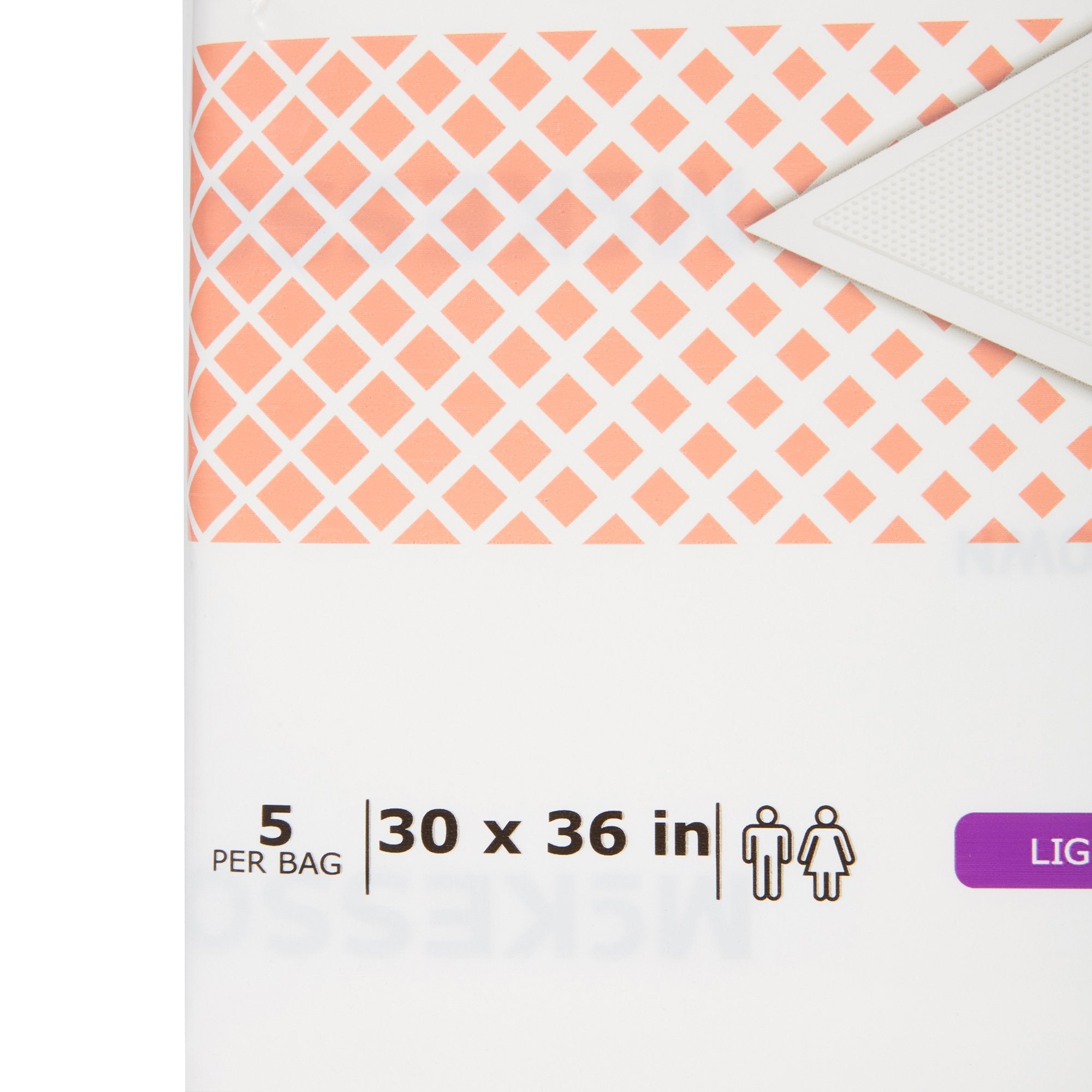 McKesson Ultimate Breathable Underpads, 30x36, Heavy Absorbency, 5-Pack