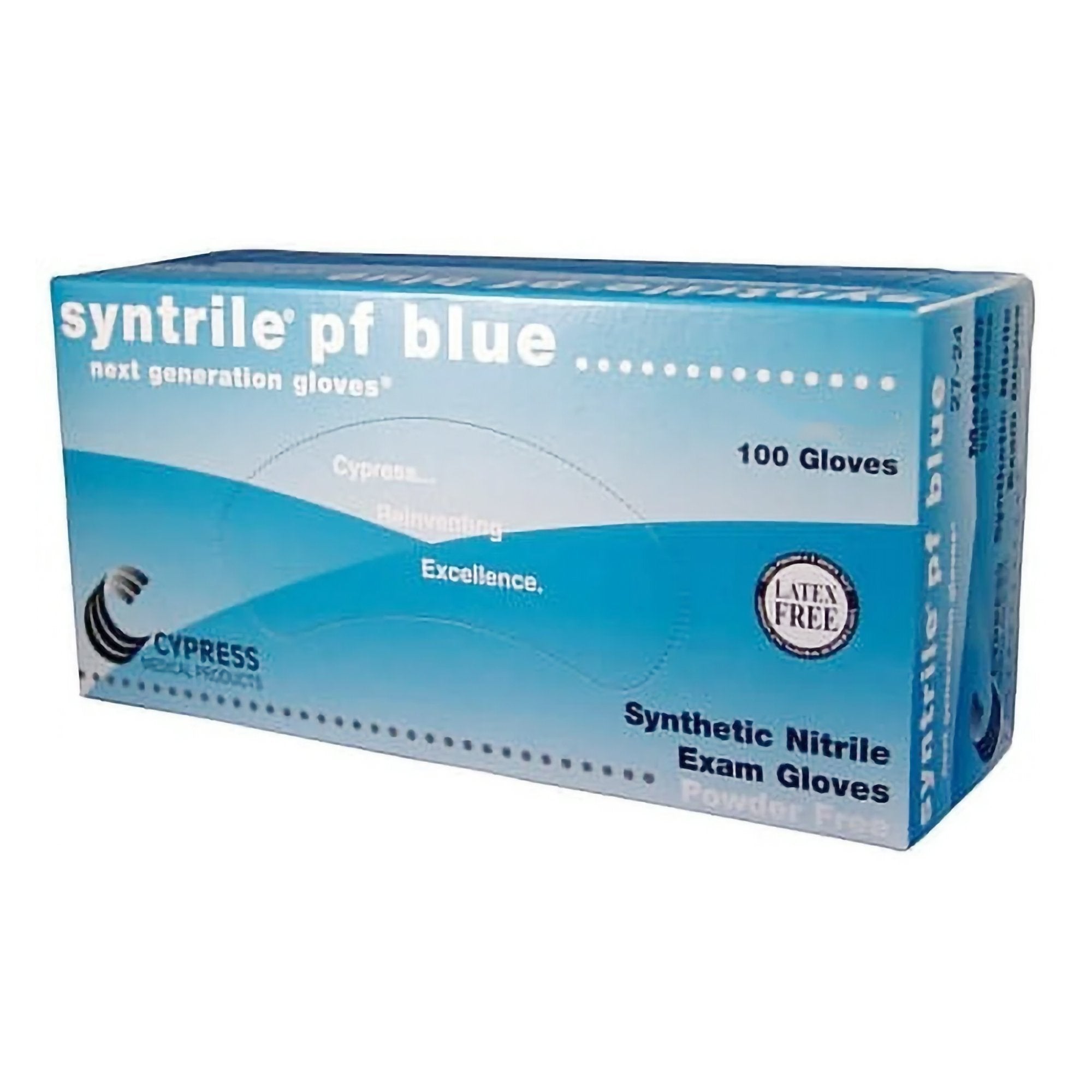 Syntrile® pf Nitrile Exam Glove, Extra Large, Blue (1000 Units)