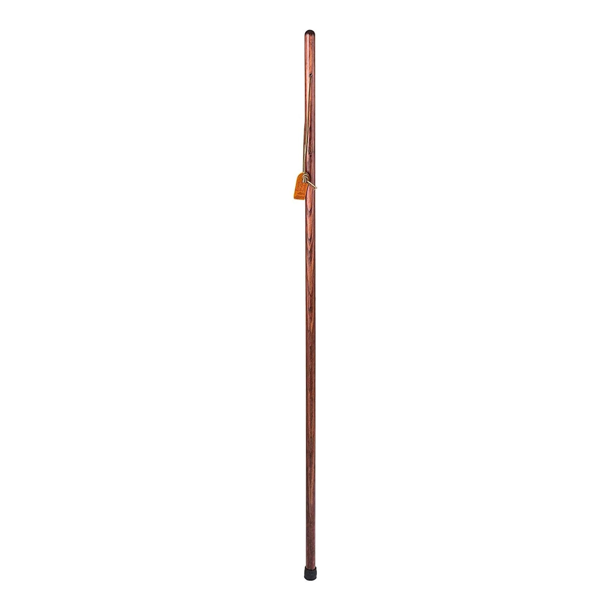 Brazos™ Traditional Straight Pine Handcrafted Walking Stick, 55-Inch, Red (1 Unit)