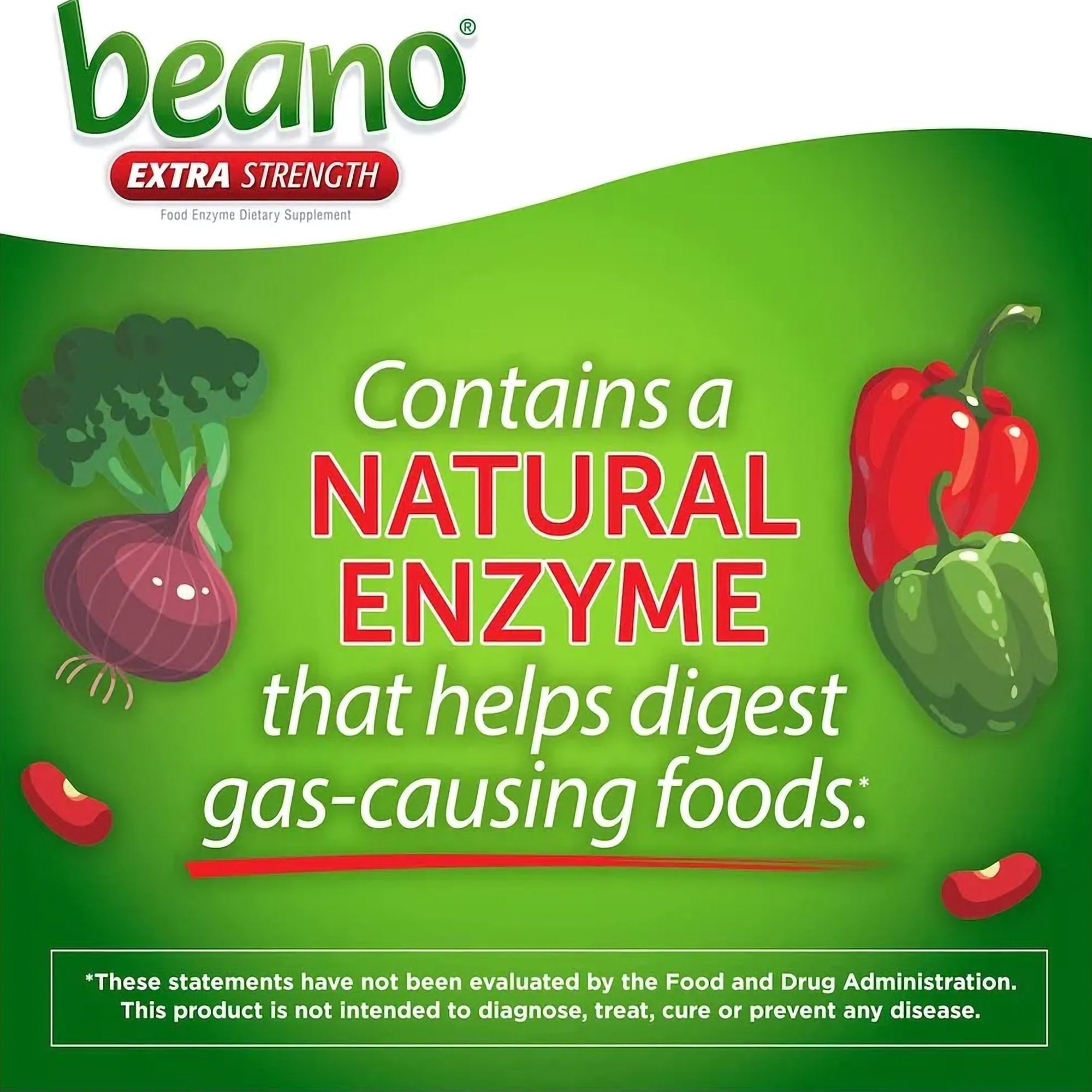 Beano® Extra Strength Food Enzyme Tablets (1 Unit)