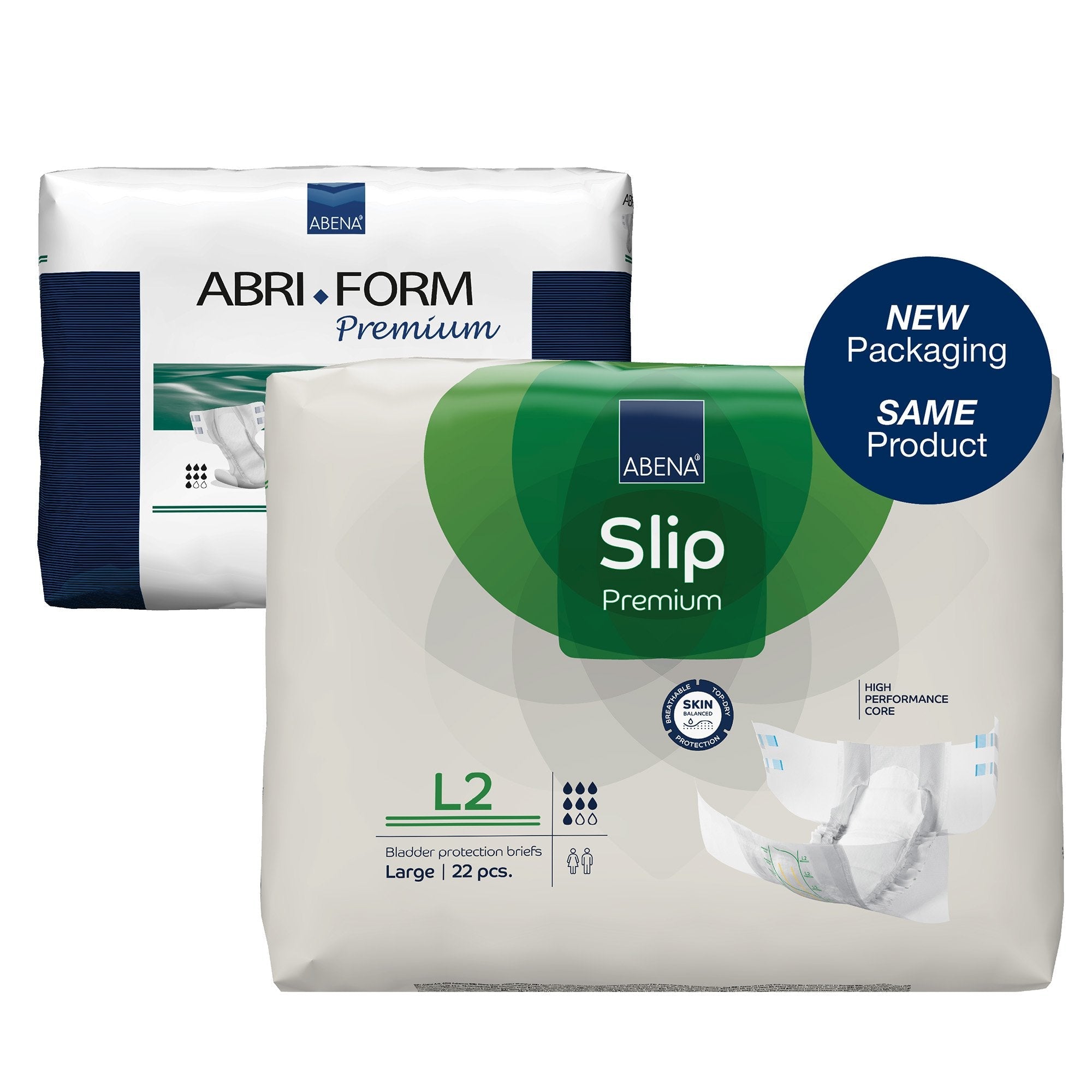 Abena® Slip Premium L2 Incontinence Brief, Large (22 Units)