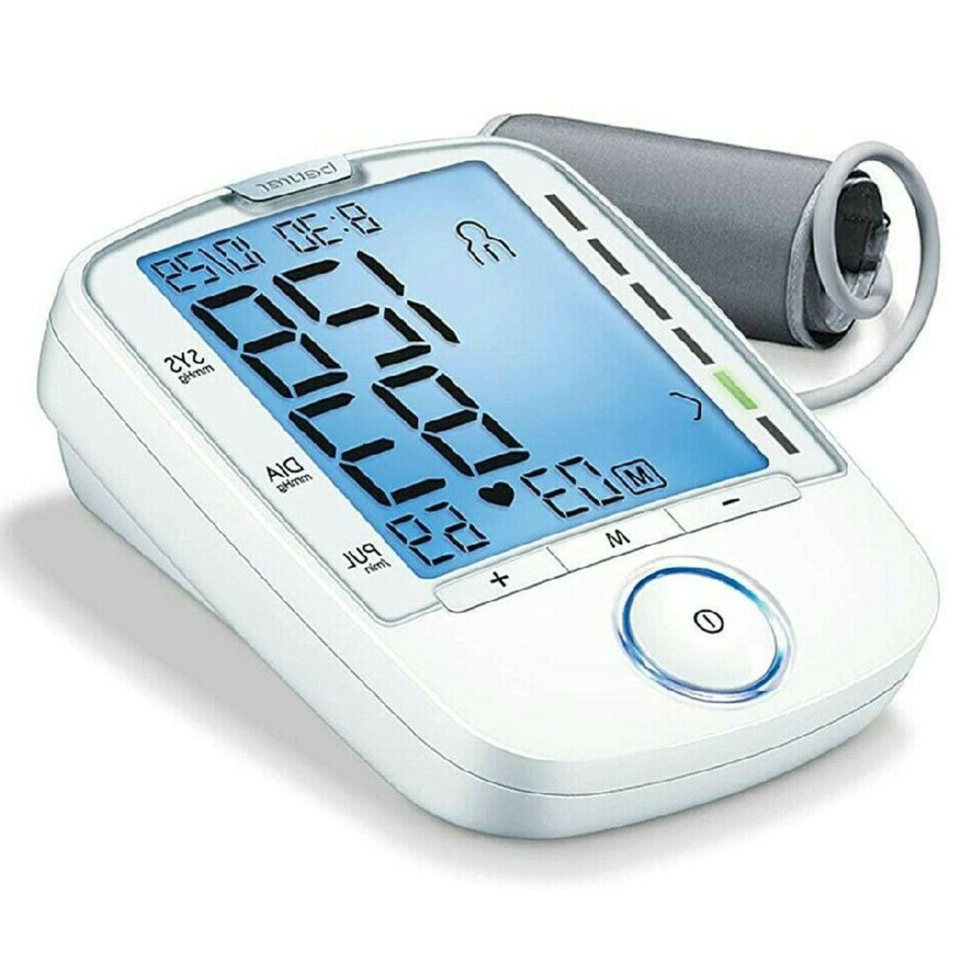 Beur Bluetooth Upper Arm Blood Pressure Monitor, Large Cuff (1 Unit)