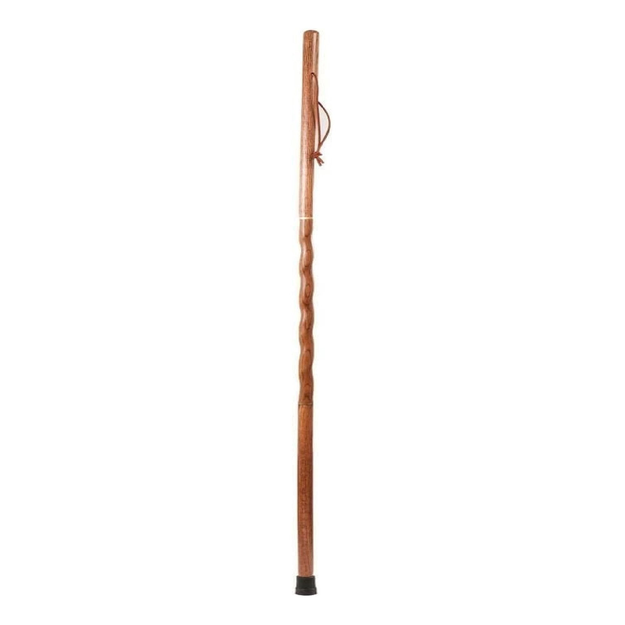 Brazos™ Twisted Oak Traveler's Handcrafted Walking Stick, 55-Inch, Red (1 Unit)