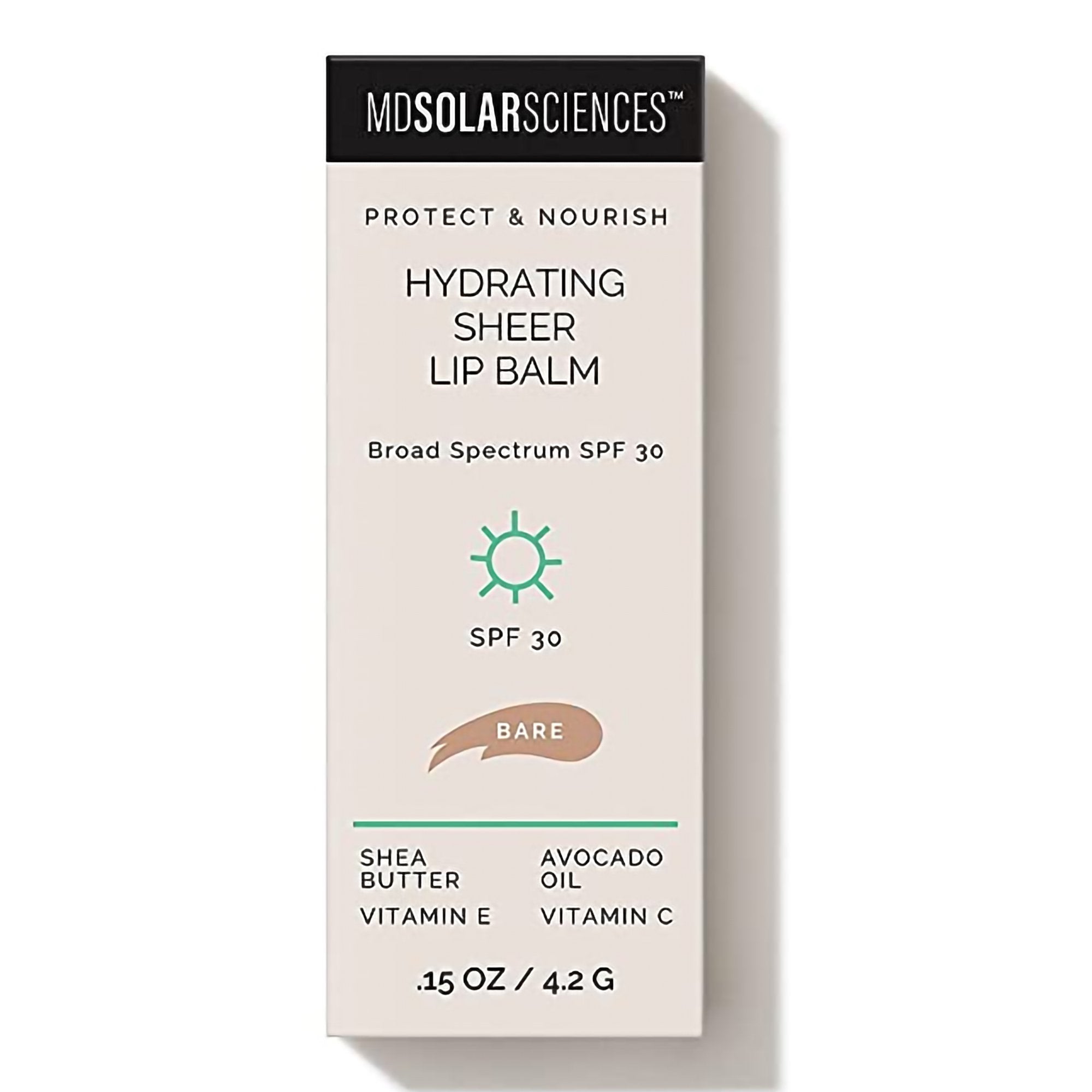 MDSolarSciences® Hydrating Sheer Lip Balm, Bare (Neutral) (6 Units)