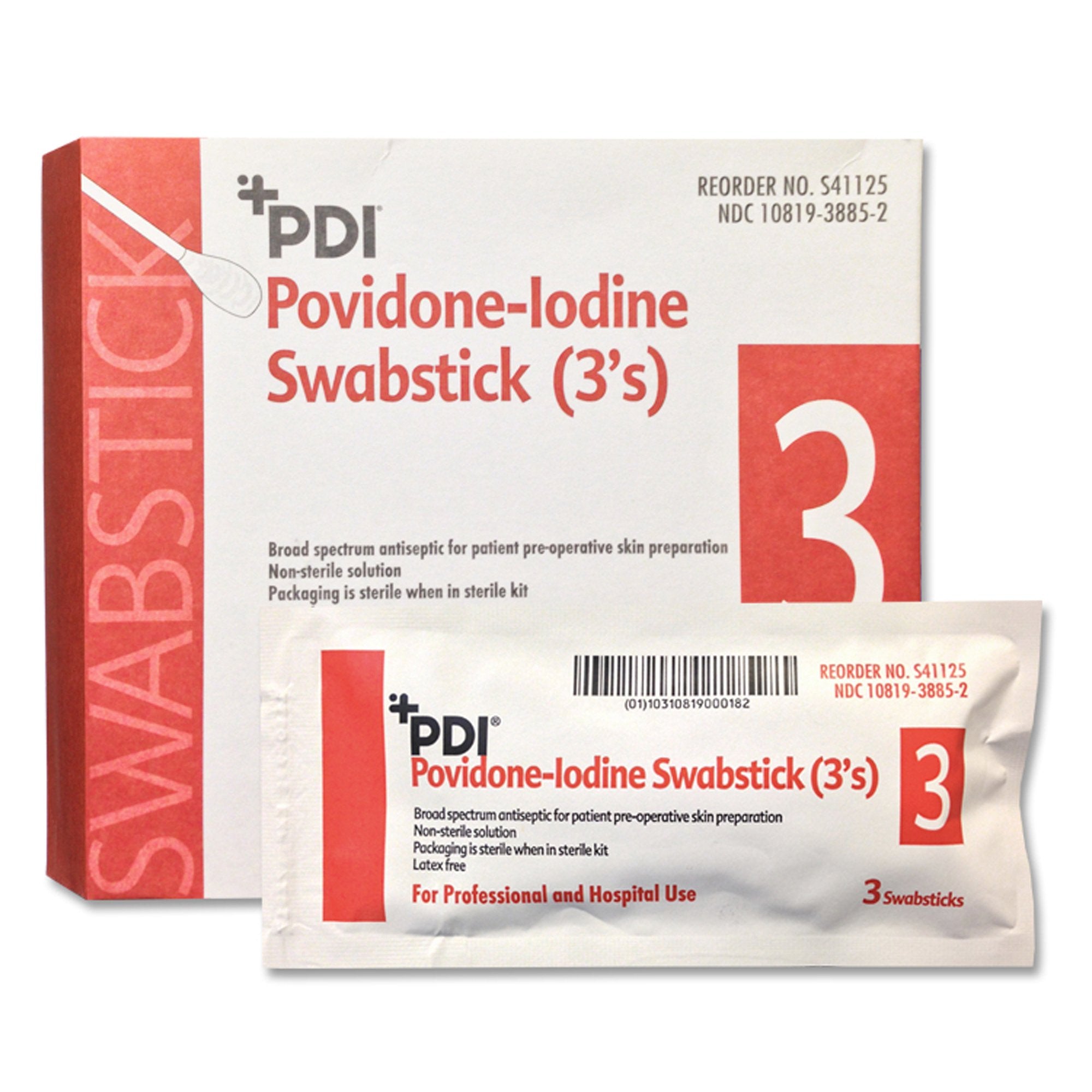 PDI® PVP Iodine Prep Swabsticks (25 Units)