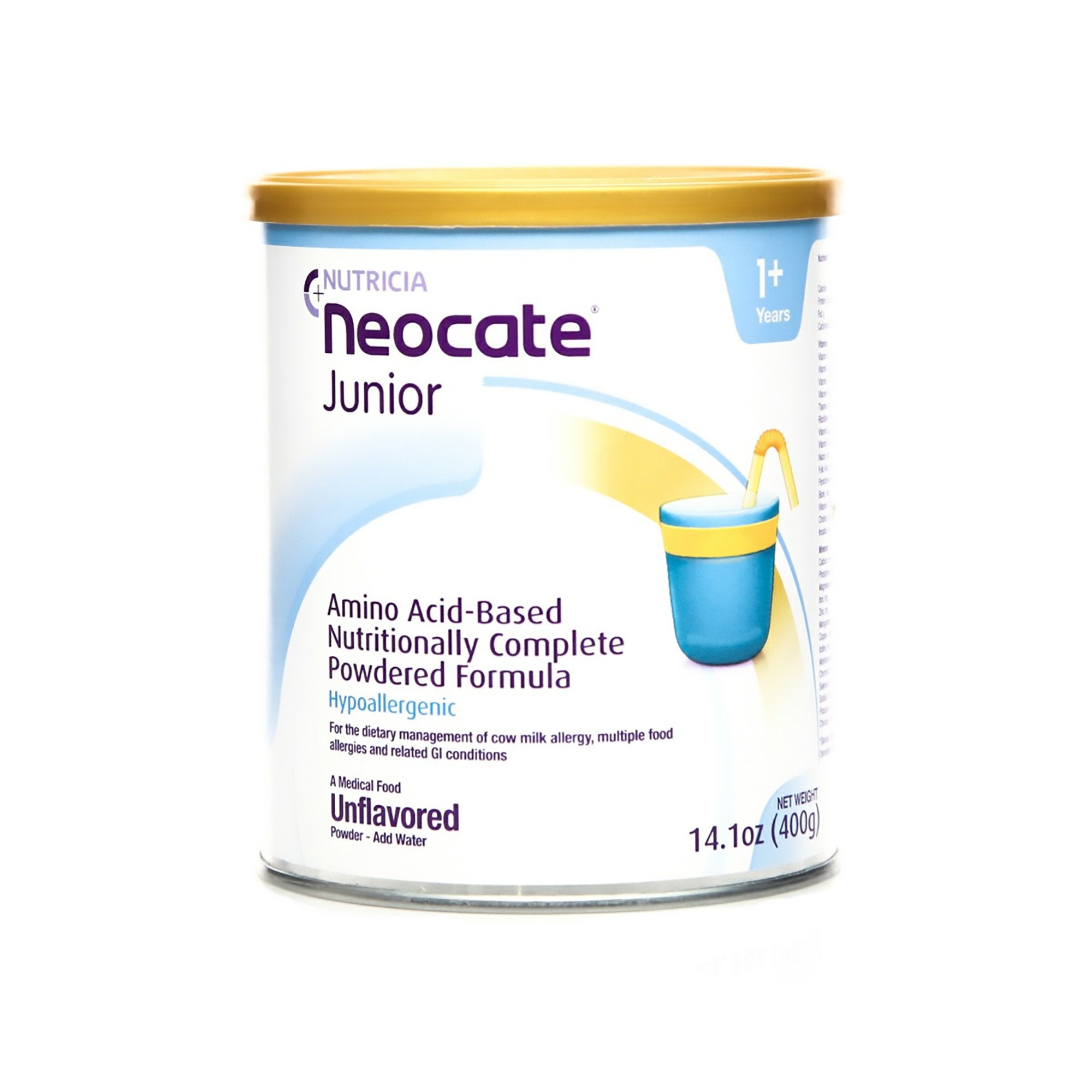 Neocate® Junior with Prebiotics Pediatric Oral Supplement / Tube Feeding Formula, 14.1 oz. Can (1 Unit)