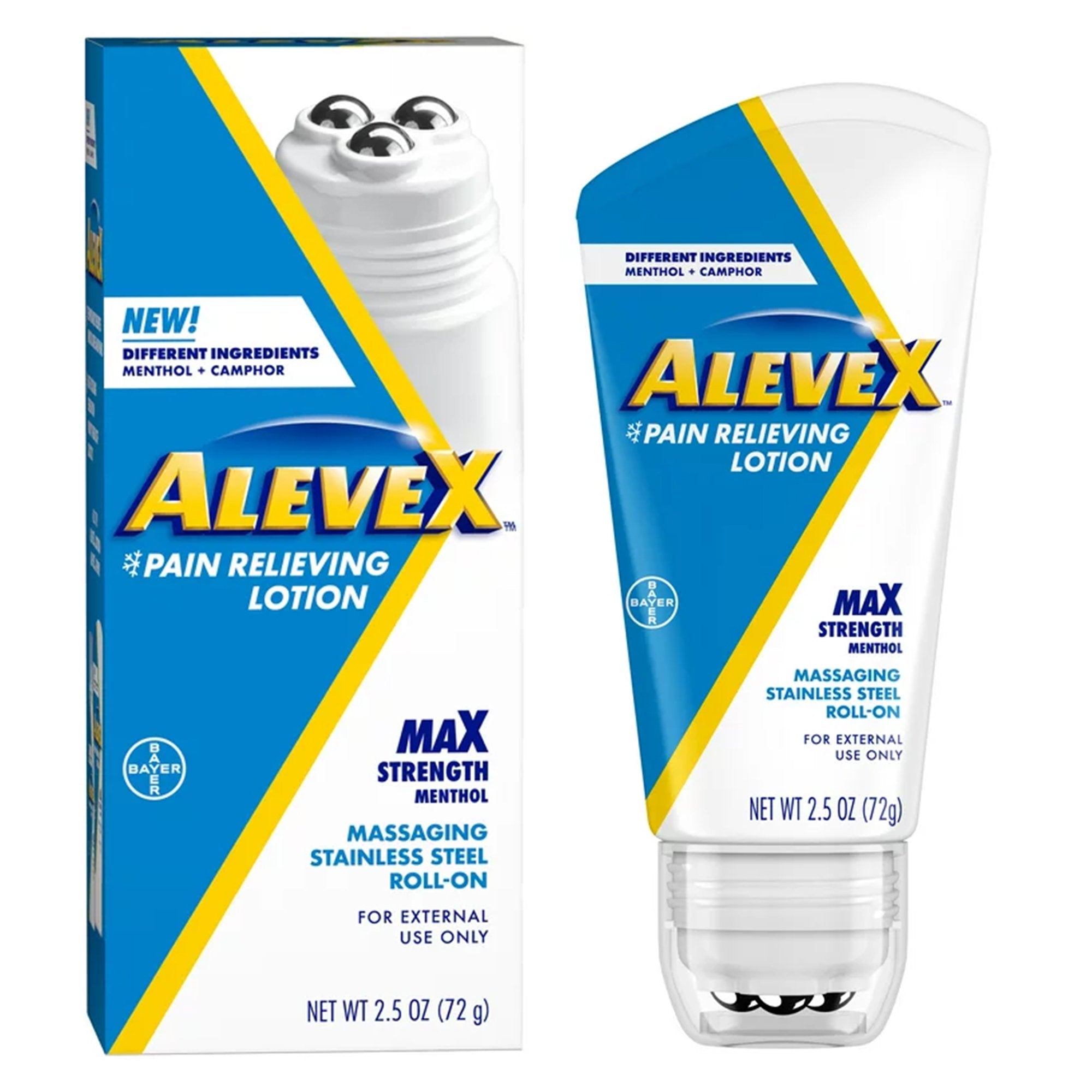 Aleve X Pain Relieving Lotion Max Strength Menthol, 2½-ounce roll-on bottle (1 Unit)