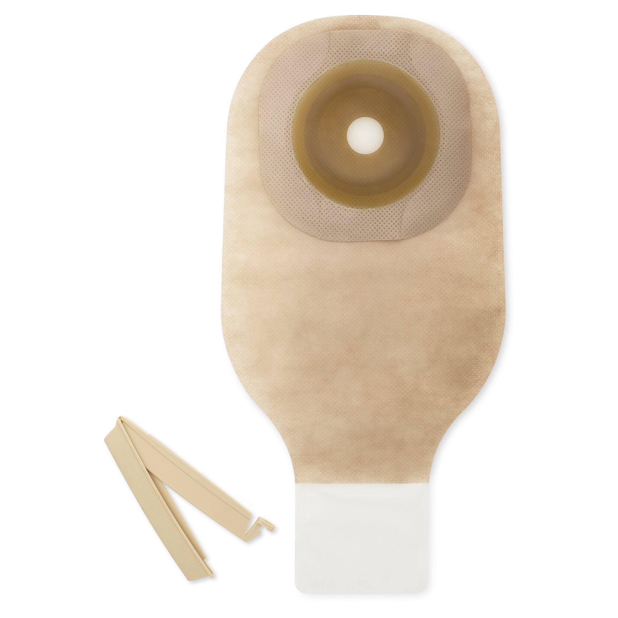 Premier™ Flextend™ One-Piece Drainable Transparent Colostomy Pouch, 12 Inch Length, 1¼ Inch Stoma (10 Units)