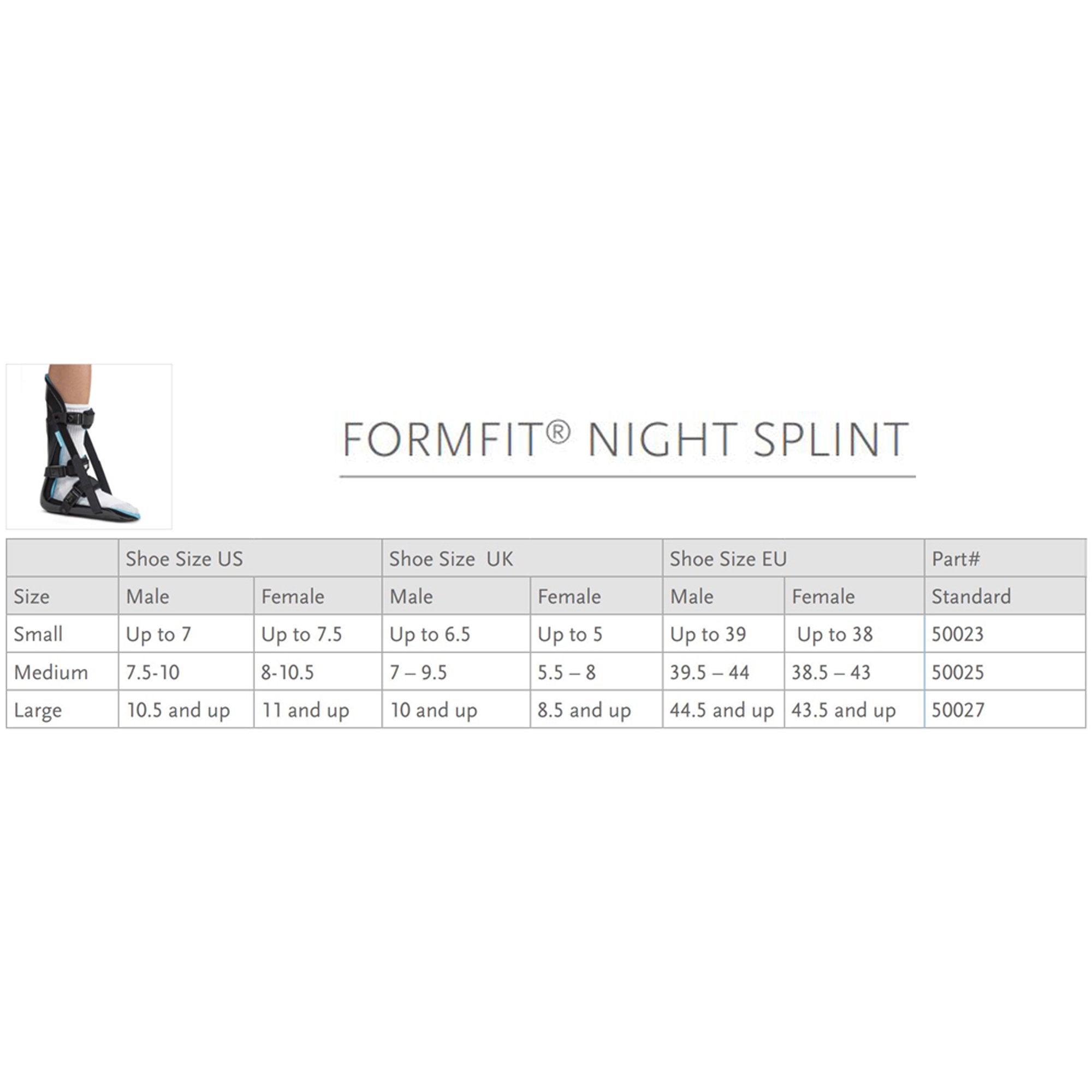 Ossur® FormFit® Night Splint, Medium (1 Unit)