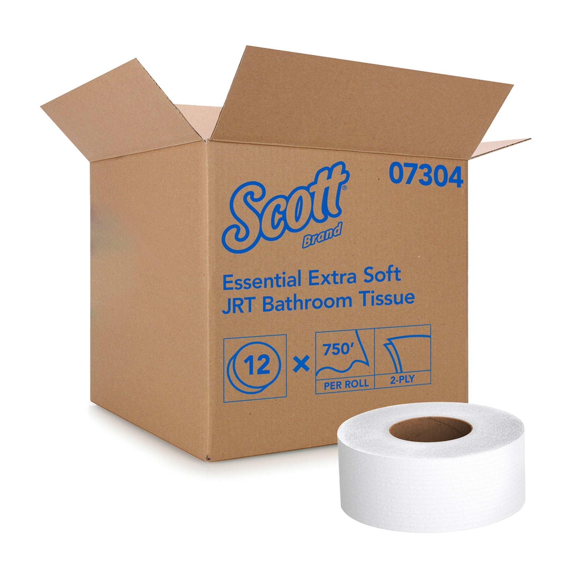 Scott® Essential Jumbo Roll Toilet Paper, Extra Soft (12 Units)