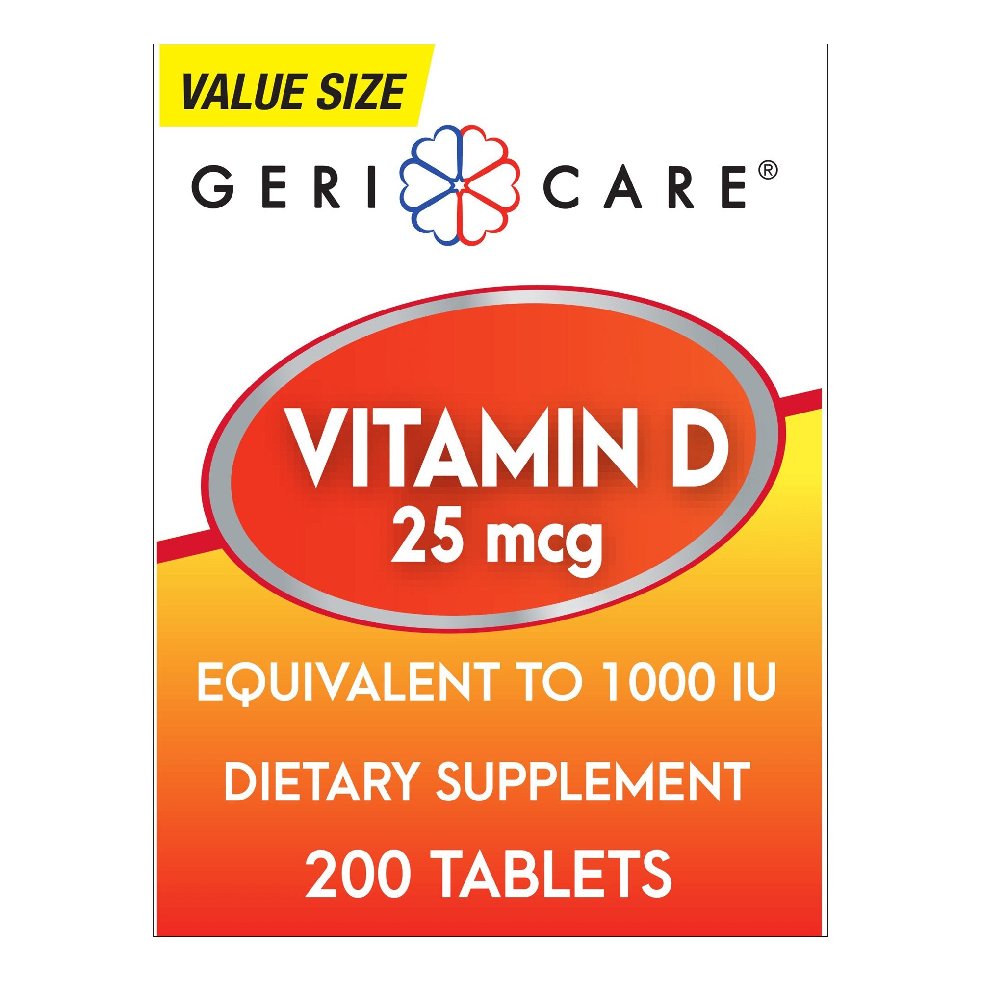 Geri-Care® Vitamin D-3 Supplement (12 Units)