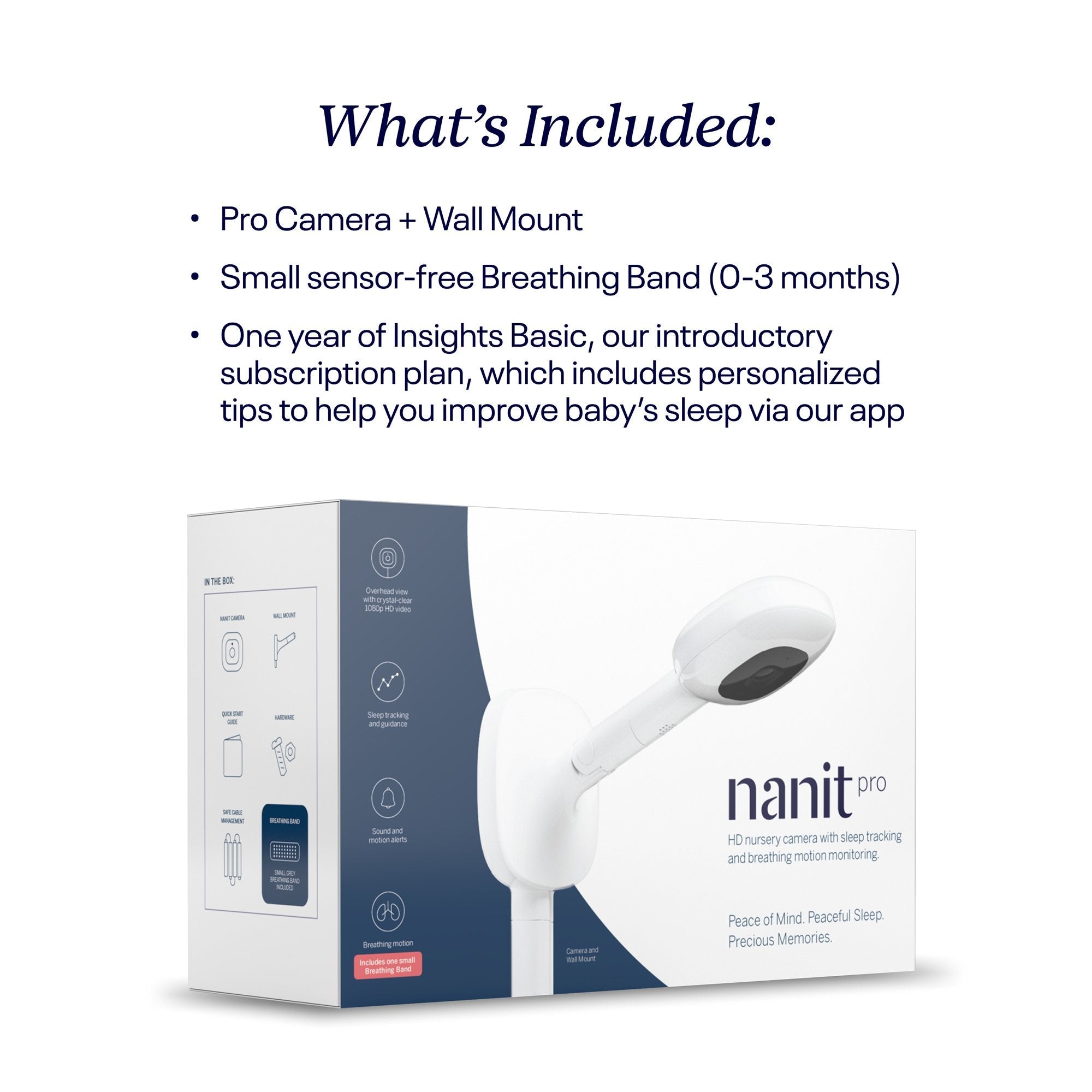 Nanit Pro Camera with Wall Mount (1 Unit)