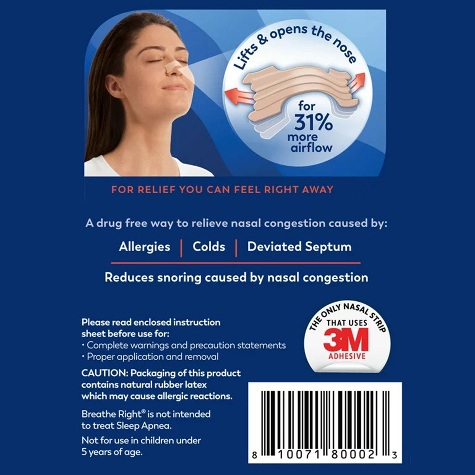 Breathe Right Nasal Strips, Extra Strength (26 Units)