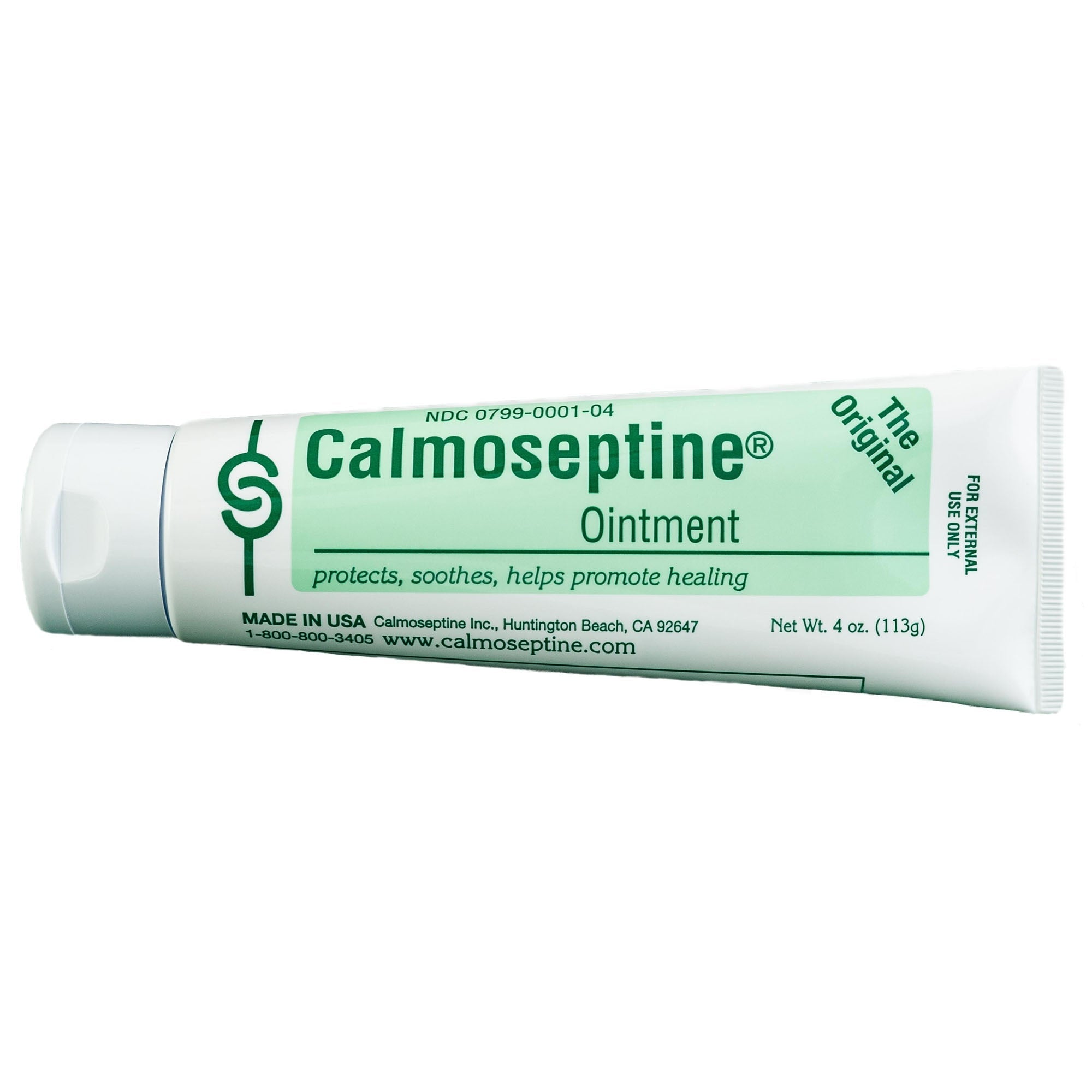 Calmoseptine Skin Protectant Ointment, 4 oz. Tube – Long-Lasting Barrier Cream