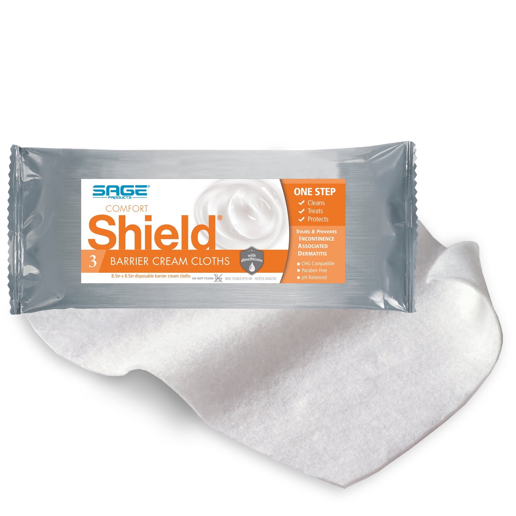 Shield® Barrier Cream Cloths, Soft Pack (90 Units)