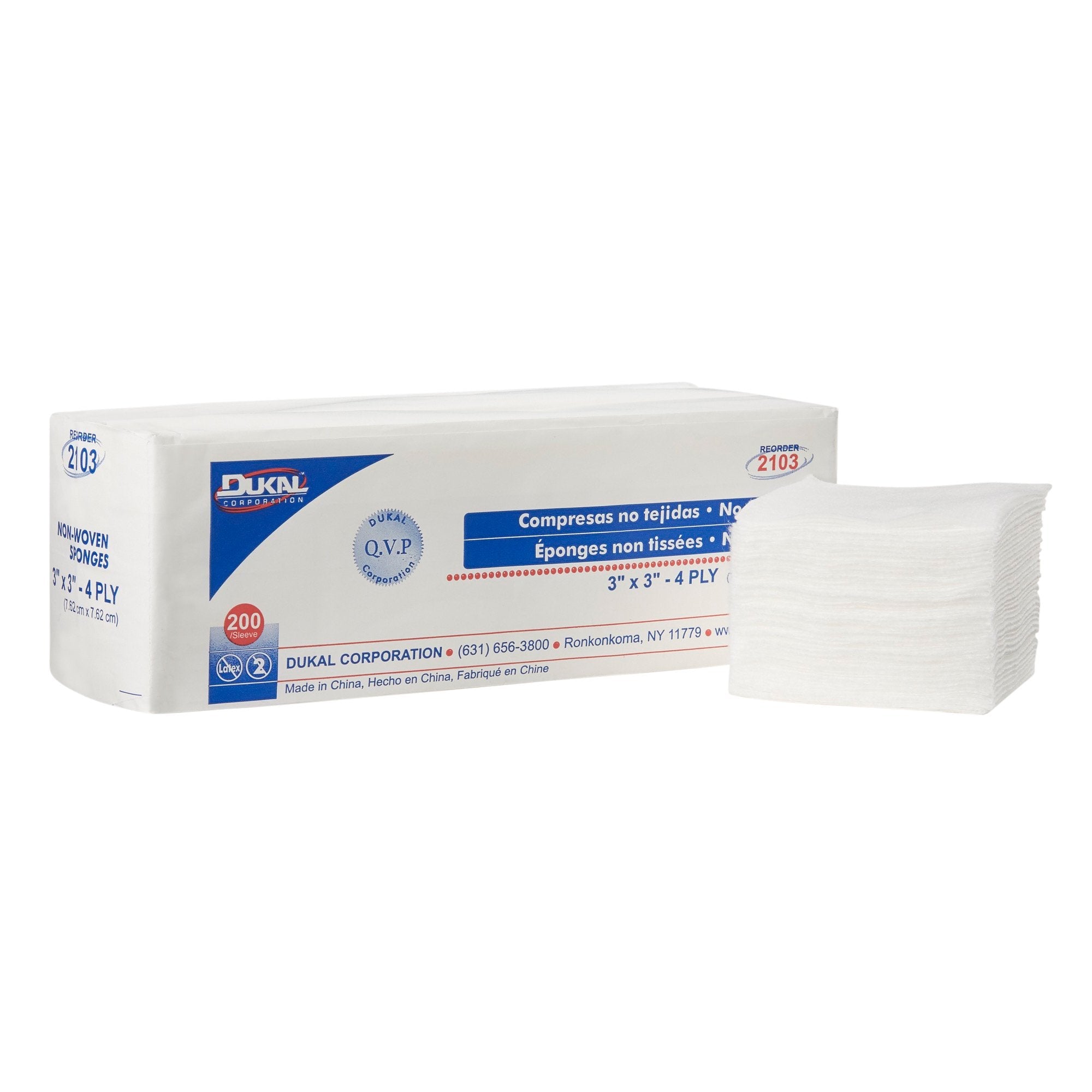 Clinisorb Nonwoven Sponge, 3 x 3 Inch (4000 Units)