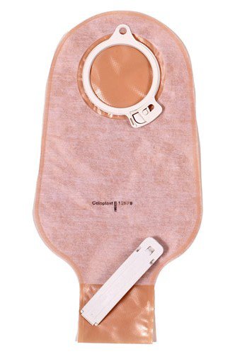 Assura® One-Piece Drainable Opaque Colostomy Pouch, 9¾ Inch Length, (10 Units)