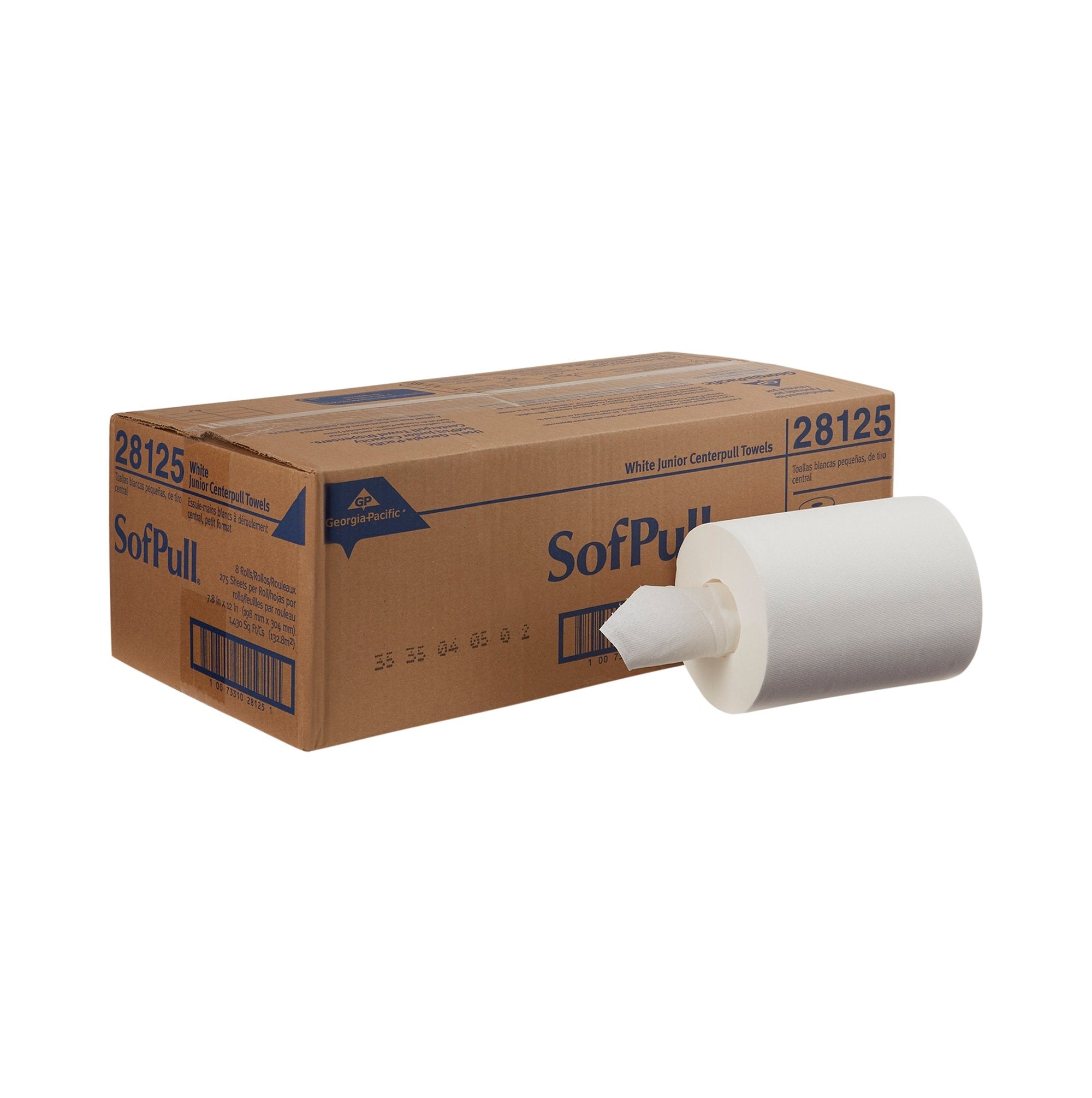 SofPull® White Paper Towel, 4795 Feet, 8 Rolls per Case (8 Units)