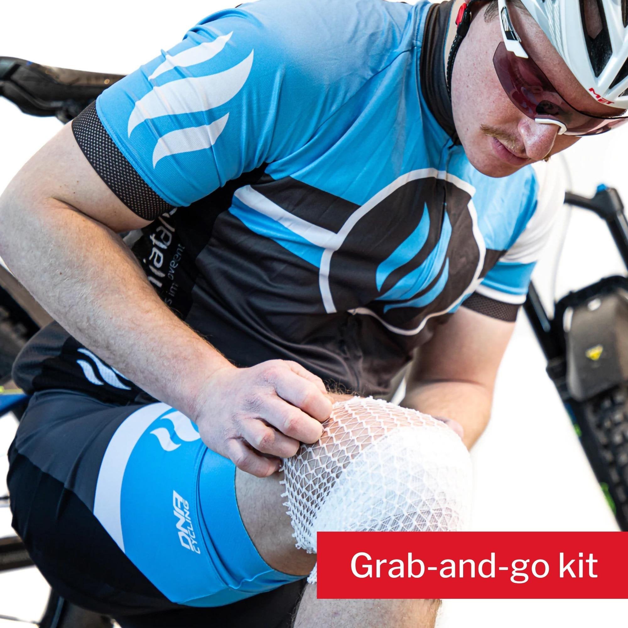 My Medic Med Packs First Aid Kit for Cyclists – Bike Injury Supplies in Portable Pouch (1 Unit)