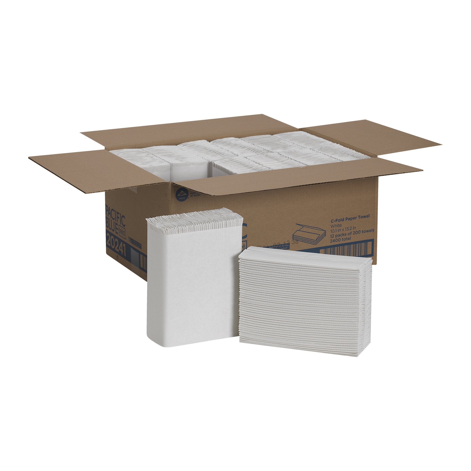 Pacific Blue Select™ Paper Towels, 3¼ x 10¼ Inch (2400 Units)