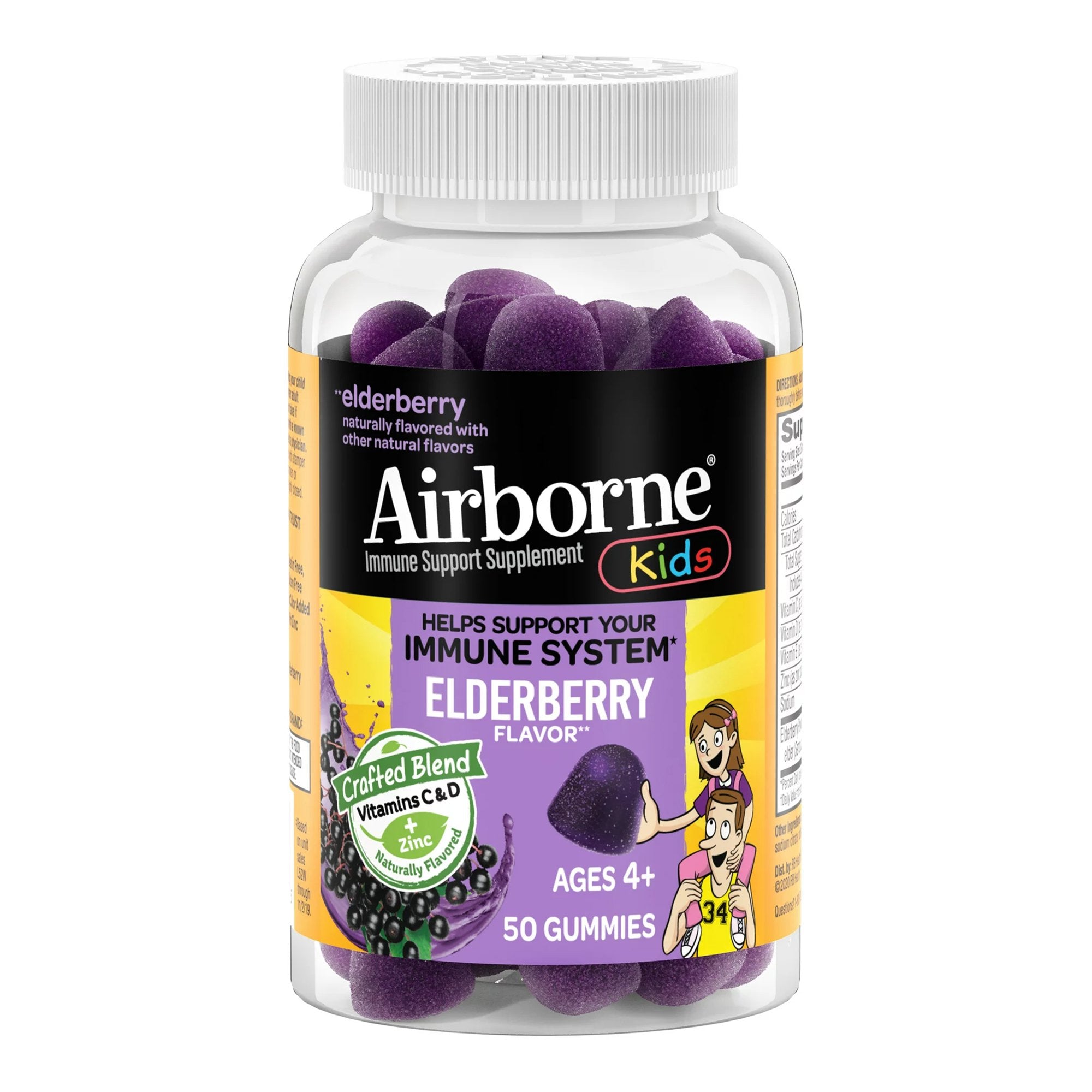 Airborne® Immune Support Supplement Gummies Elderberry (1 Unit)