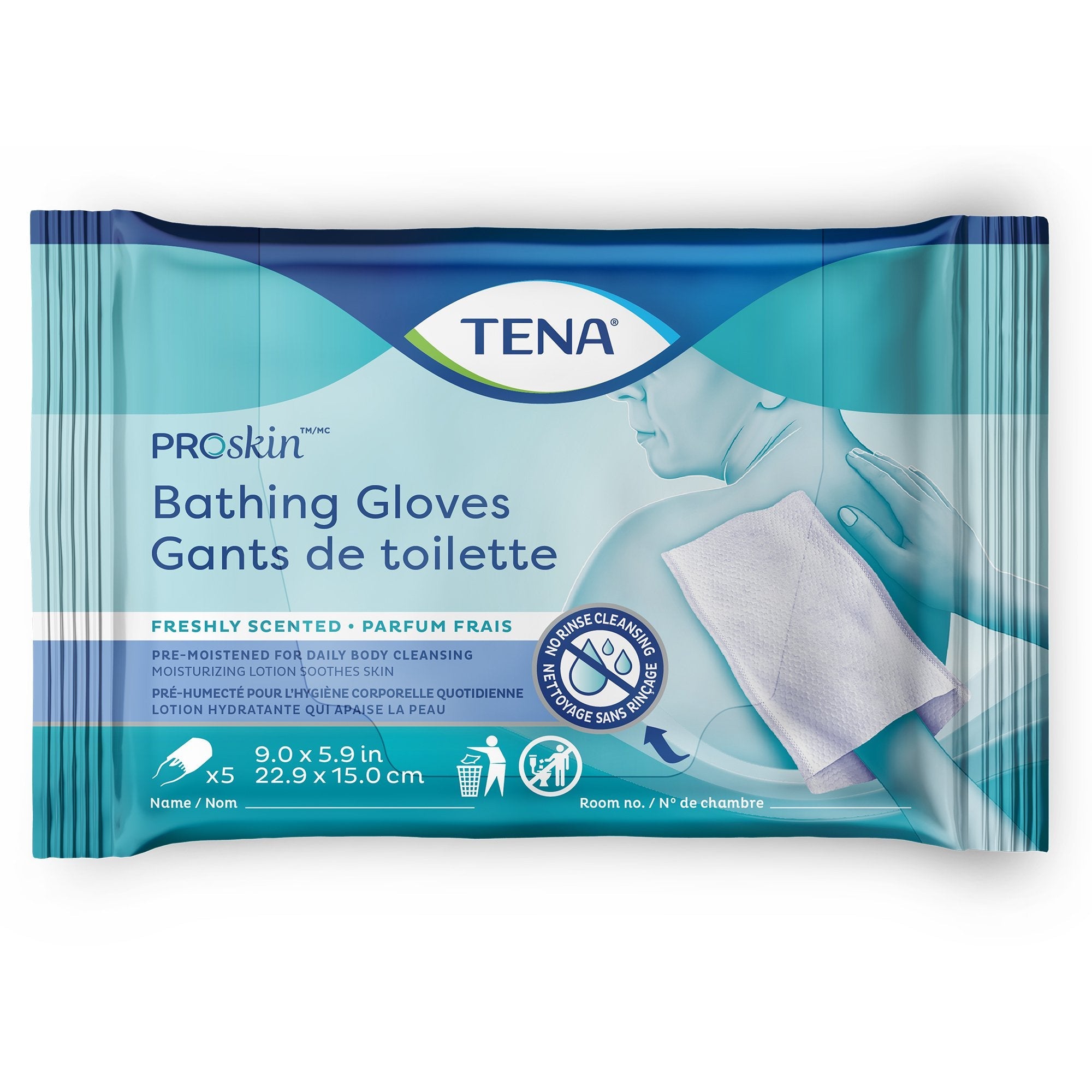 TENA® ProSkin™ Bathing Gloves, Freshly Scented (225 Units)