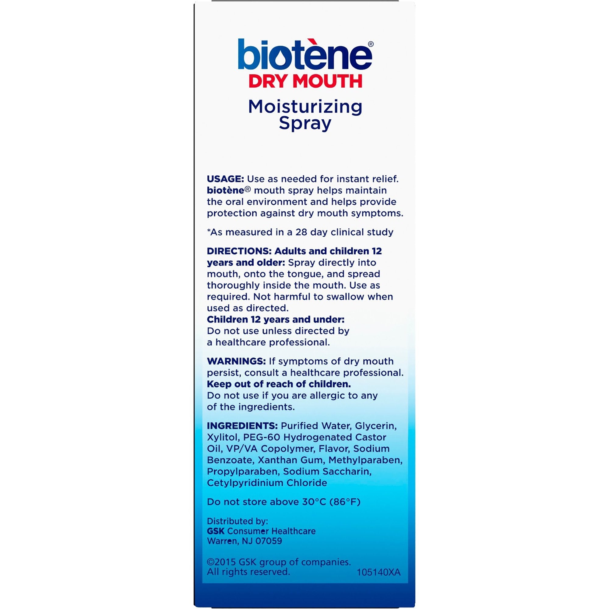 Biotène® Mouth Moisturizer, 1.5 oz. Spray (1 Unit)