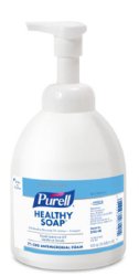 Antimicrobial Soap Purell® Foaming 18 oz. Pump Bottle Unscented (6 Units)