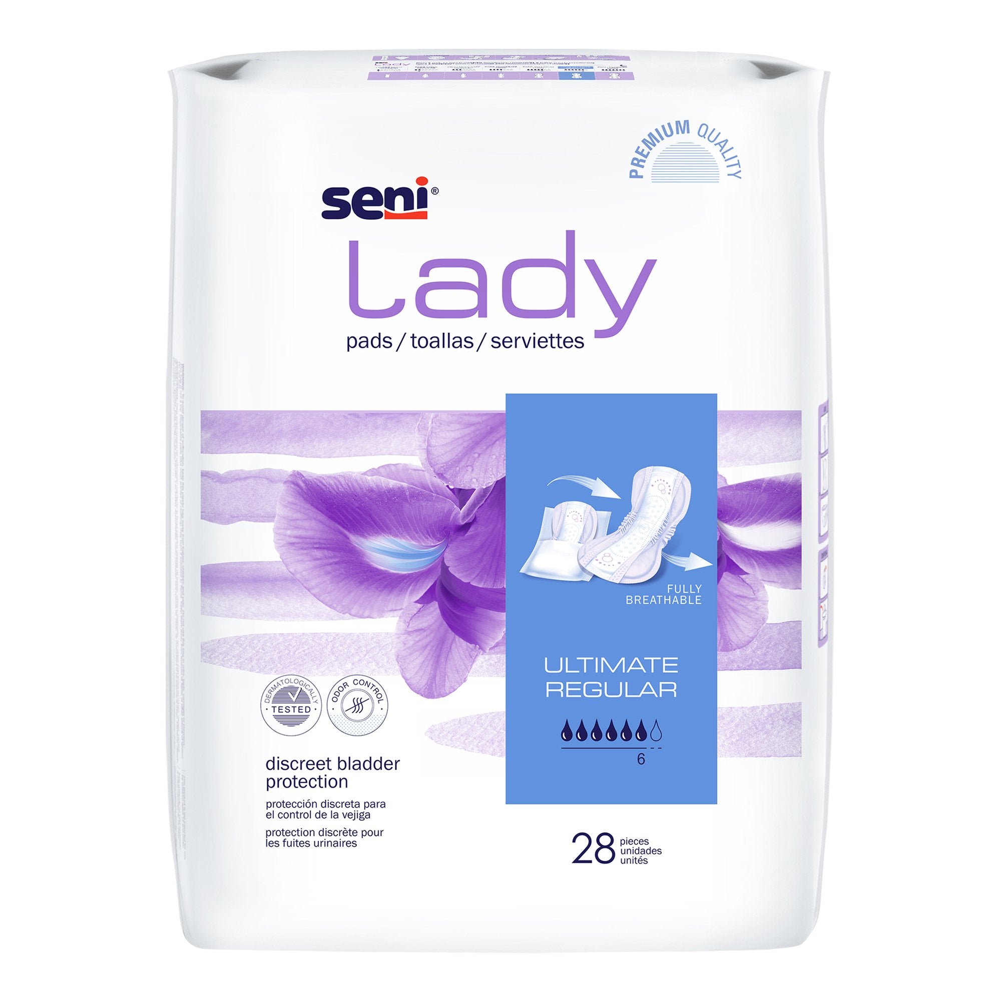 Seni® Lady Ultimate Pads, Regular (28 Units)