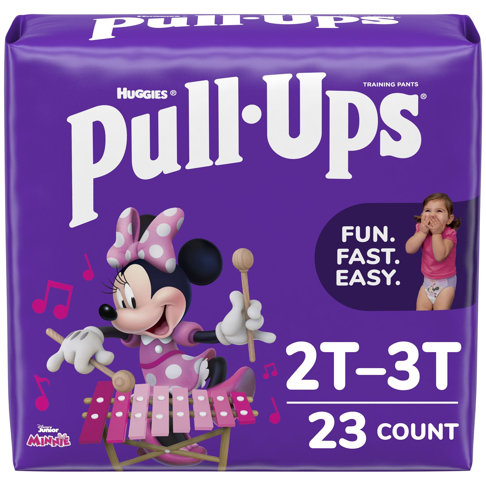 Pull-Ups® Learning Designs® for Girls Training Pants, 2T to 3T (92 Units)