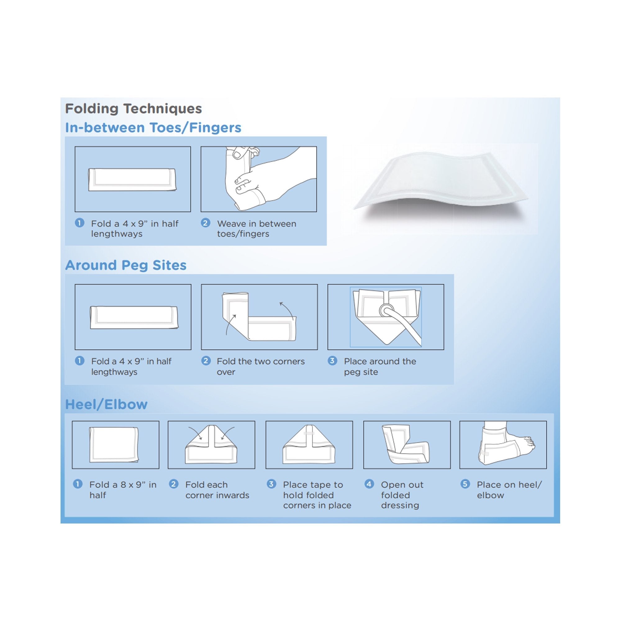 KerraMax Care® Super Absorbent Dressing, 5 x 6 Inch (650 Units)