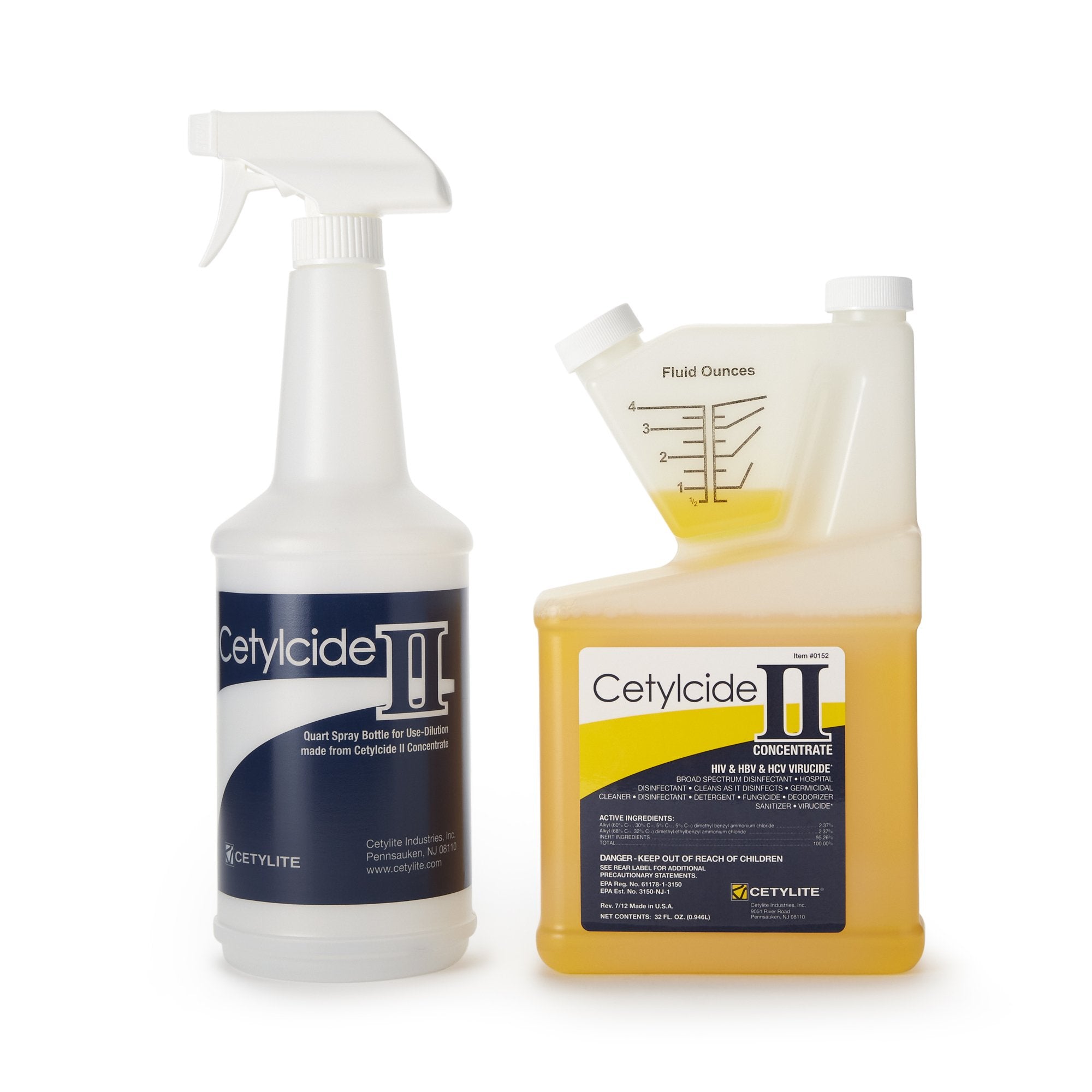 Cetylcide-II® Surface Disinfectant Concentrate, 32 oz. (1 Unit)