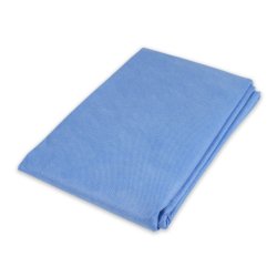 Dynarex Blue Flat Burn Sheet, 60 x 90 Inch (12 Units)