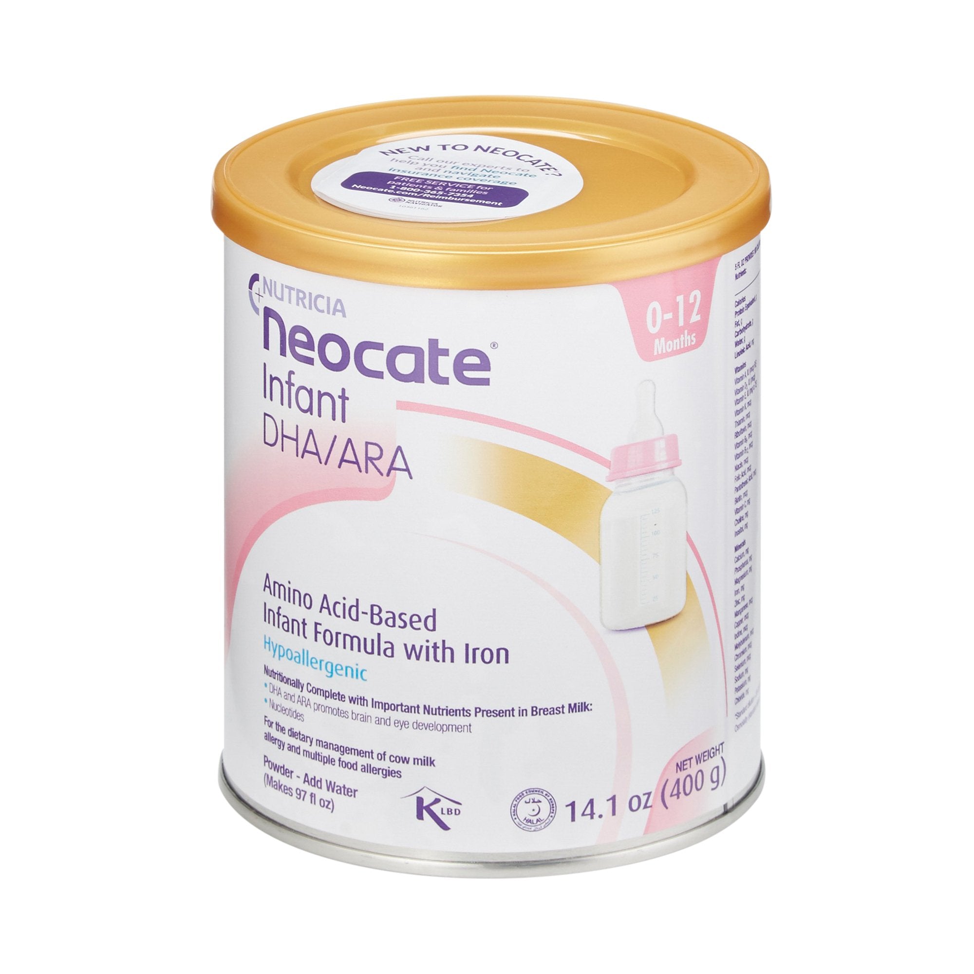 Neocate® DHA & ARA Infant Formula, 14.1-ounce can (1 Unit)