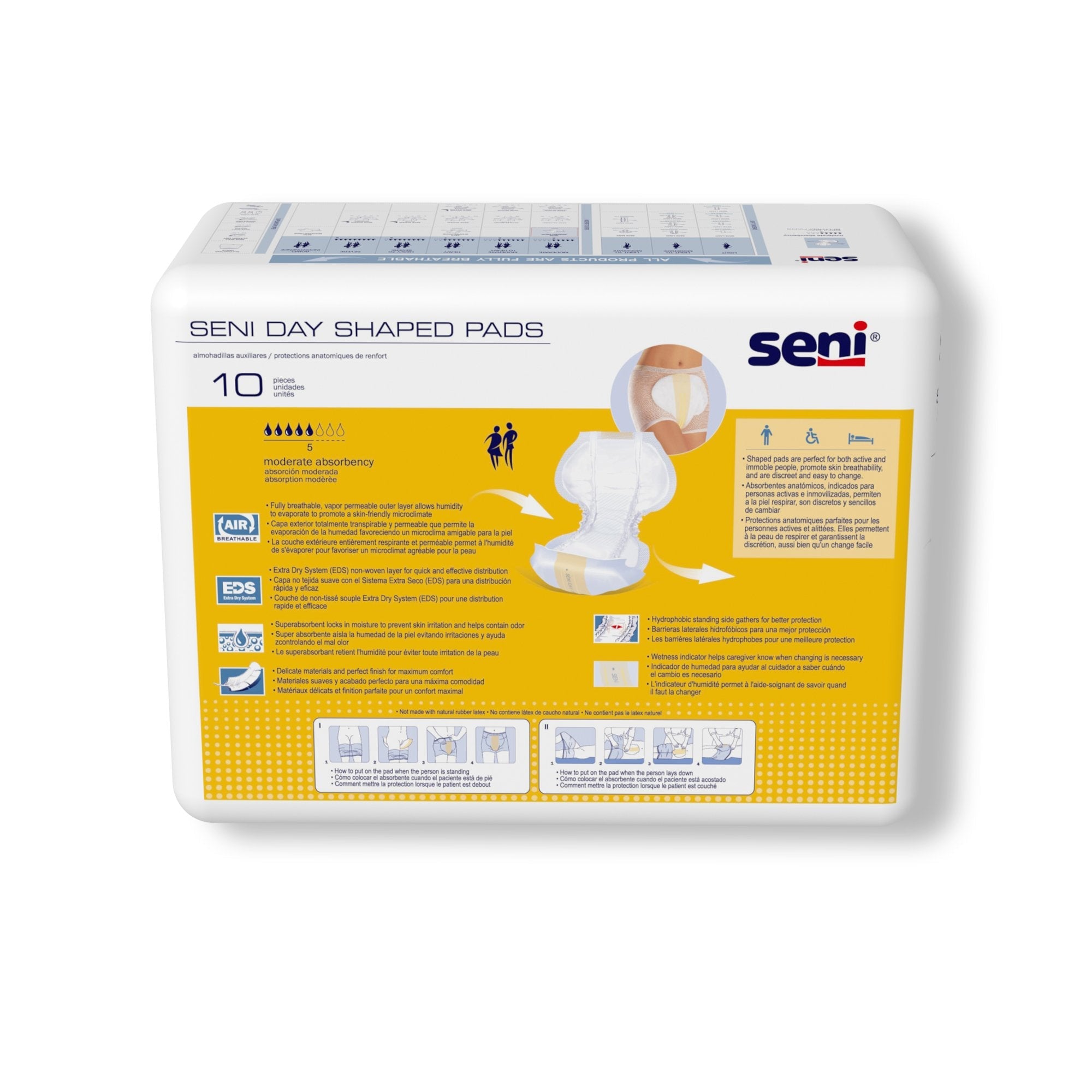 Seni® Day Shaped Pads (60 Units)