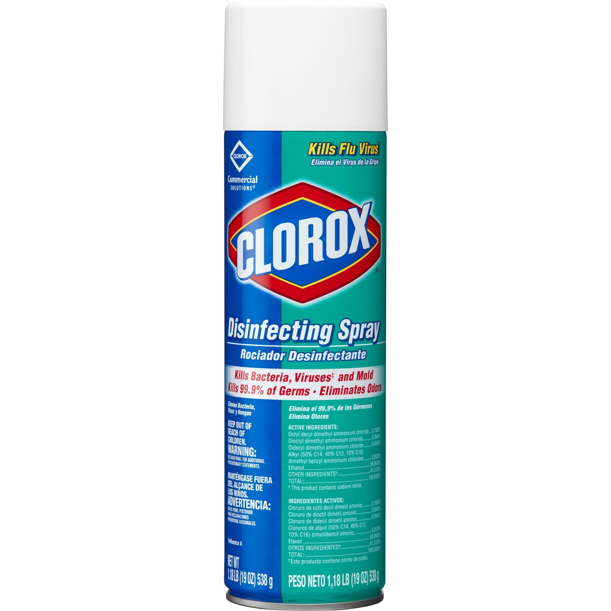 Clorox® Surface Disinfectant Spray, 19 oz Aerosol Can (12 Units)