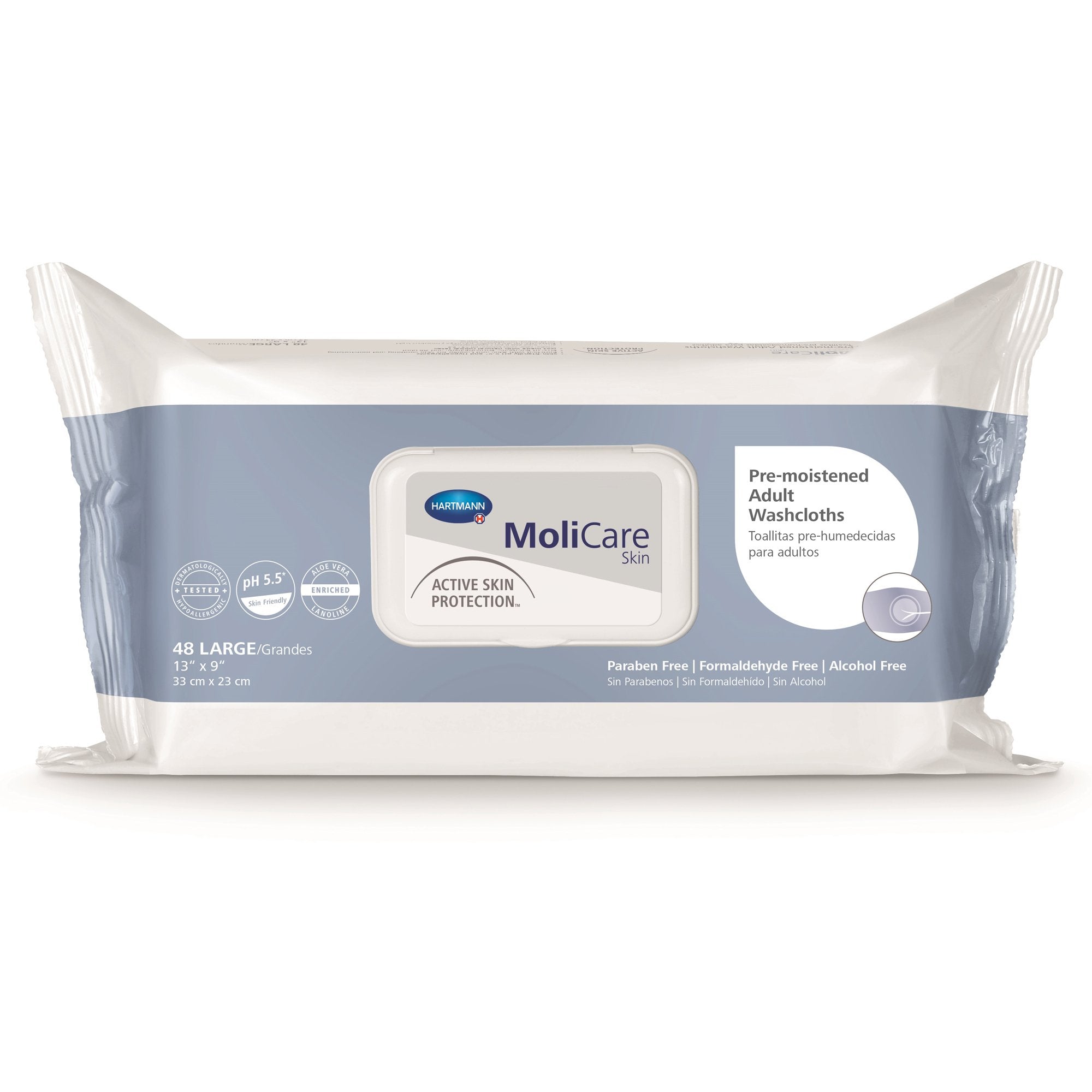 MoliCare® Scented Skin Washcloths, Soft Pack (576 Units)