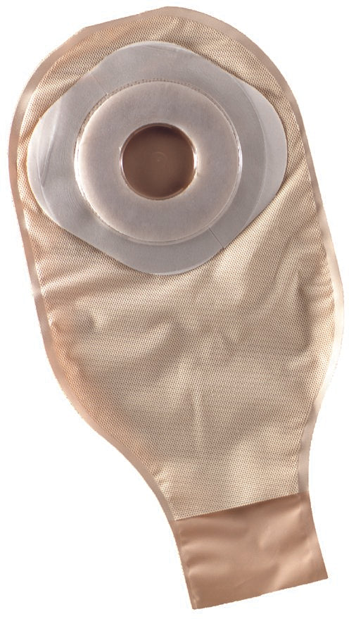 ActiveLife® One-Piece Drainable Transparent Colostomy Pouch, 12 Inch Length, 1¼ Inch Stoma (10 Units)