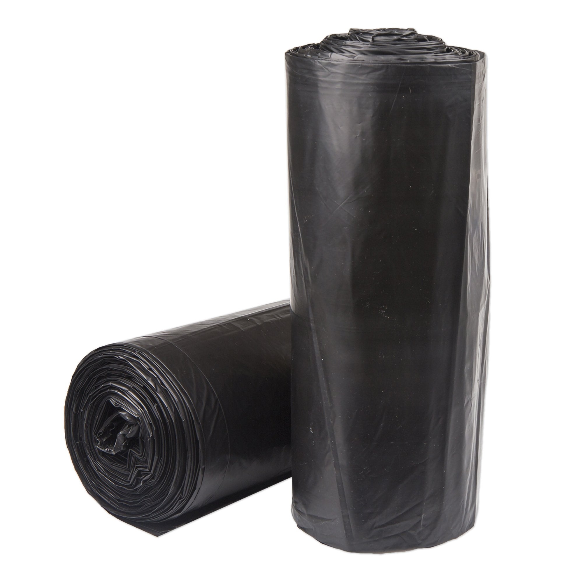McKesson Trash Can Liners, Extra Heavy Duty Plus, Black, 45 gal. (150 Units)