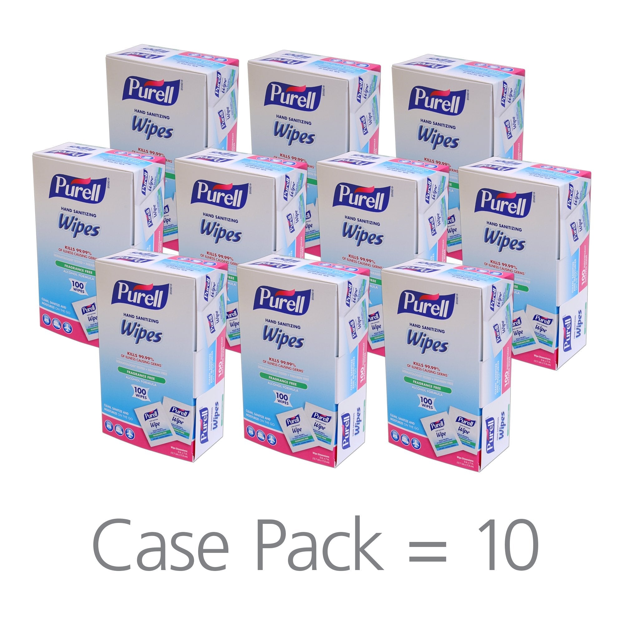 Purell Hand Sanitizing Wipe, Ethyl Alcohol (10 Units)