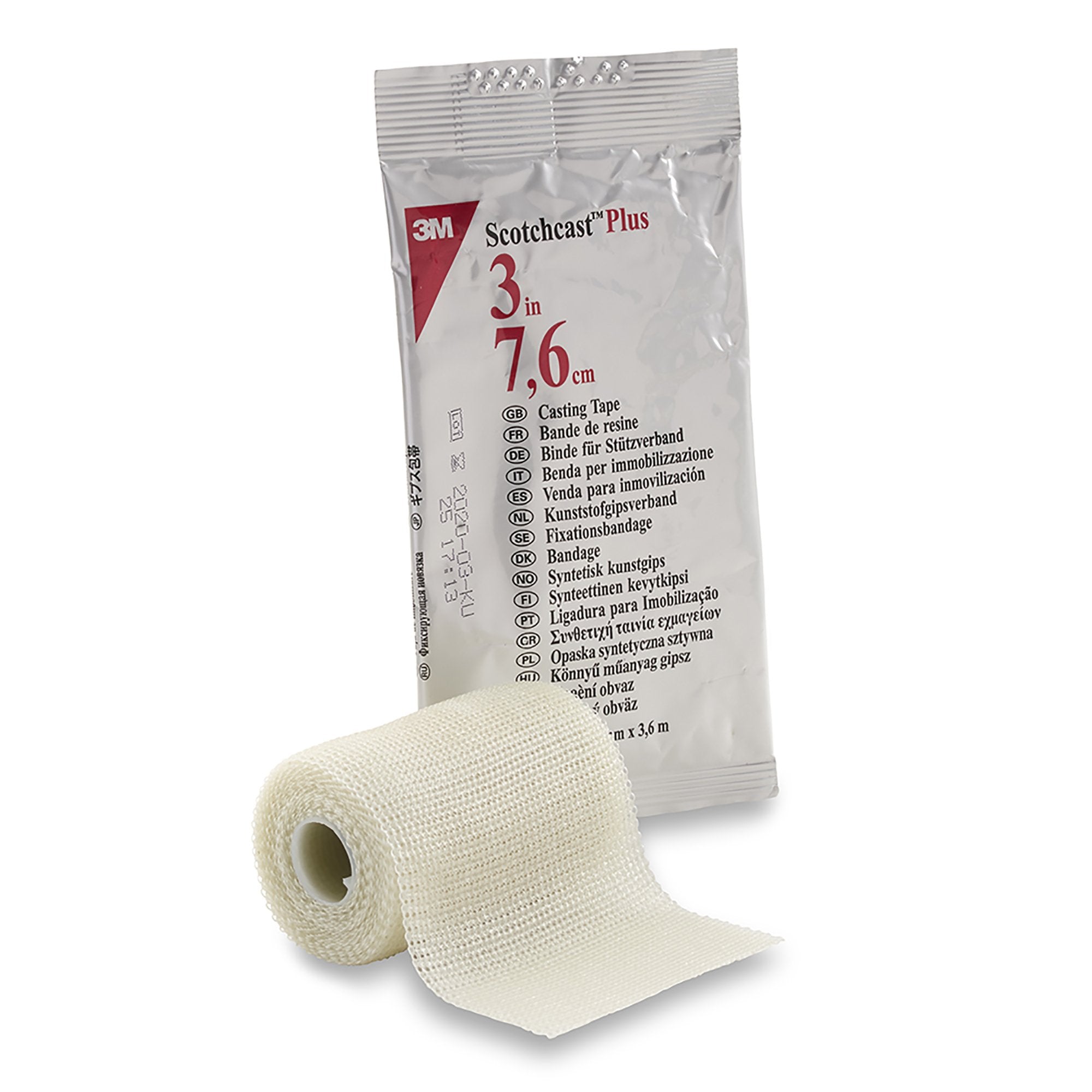 3M™ Scotchcast™ Plus White Cast Tape, 3 Inch x 4 Yard (10 Units)