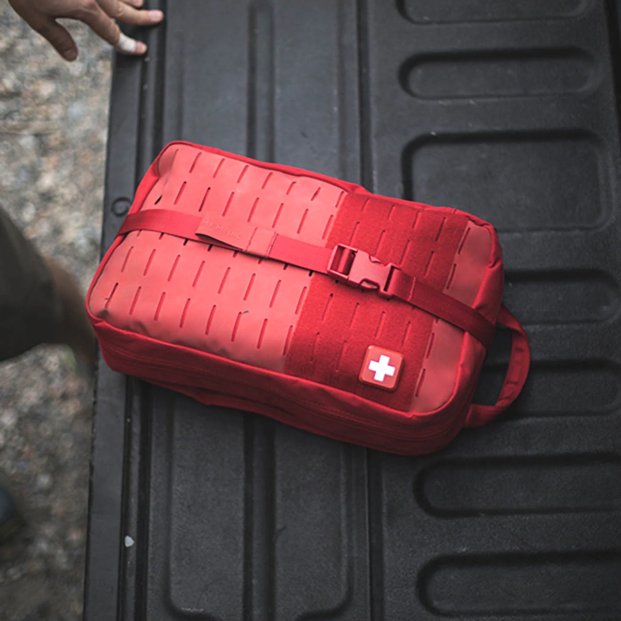 My Medic MyFAK First Aid Kit, Large Trauma Kit with Medical Supplies, Red (1 Unit)