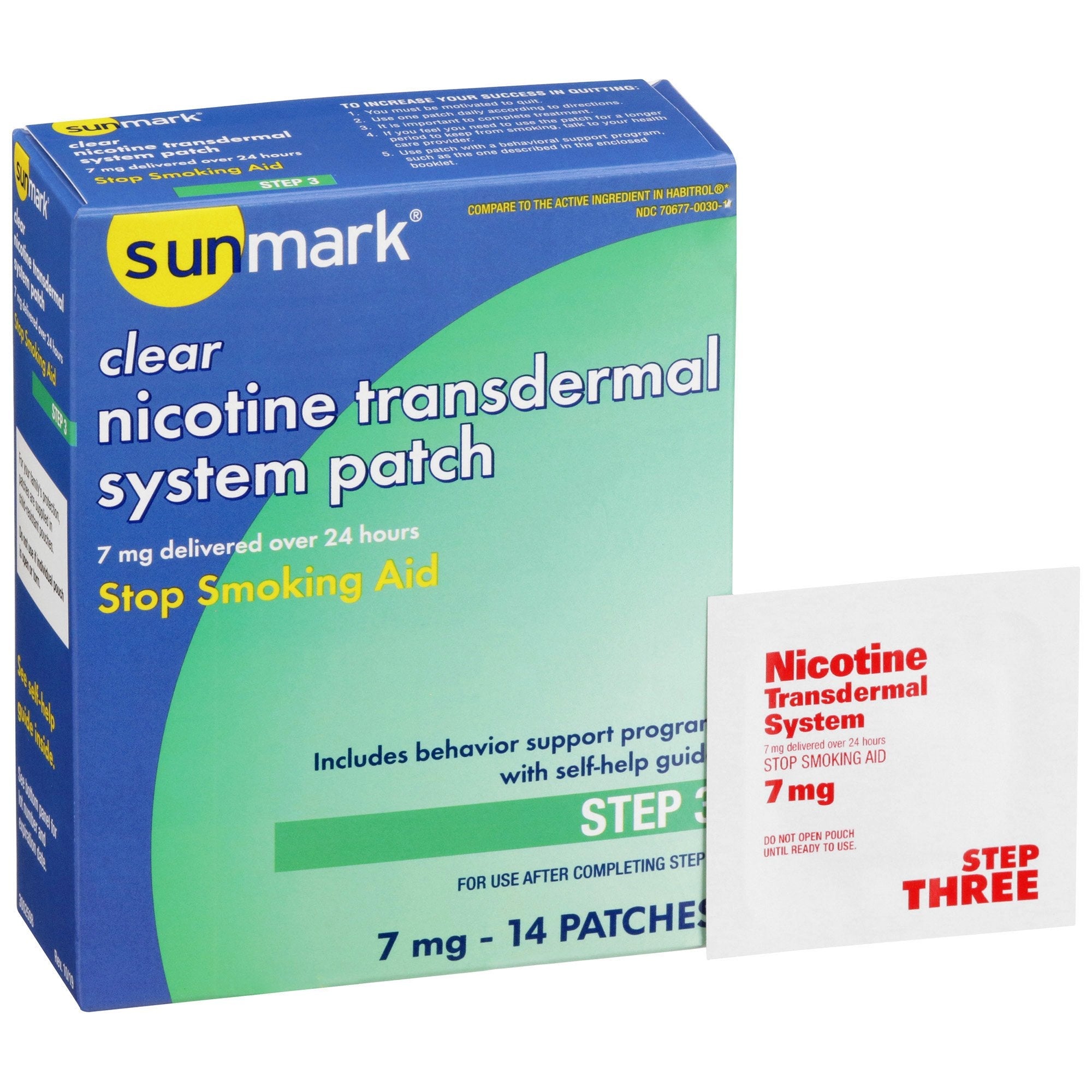 sunmark® 7 mg Nicotine Polacrilex Stop Smoking Aid (14 Units)