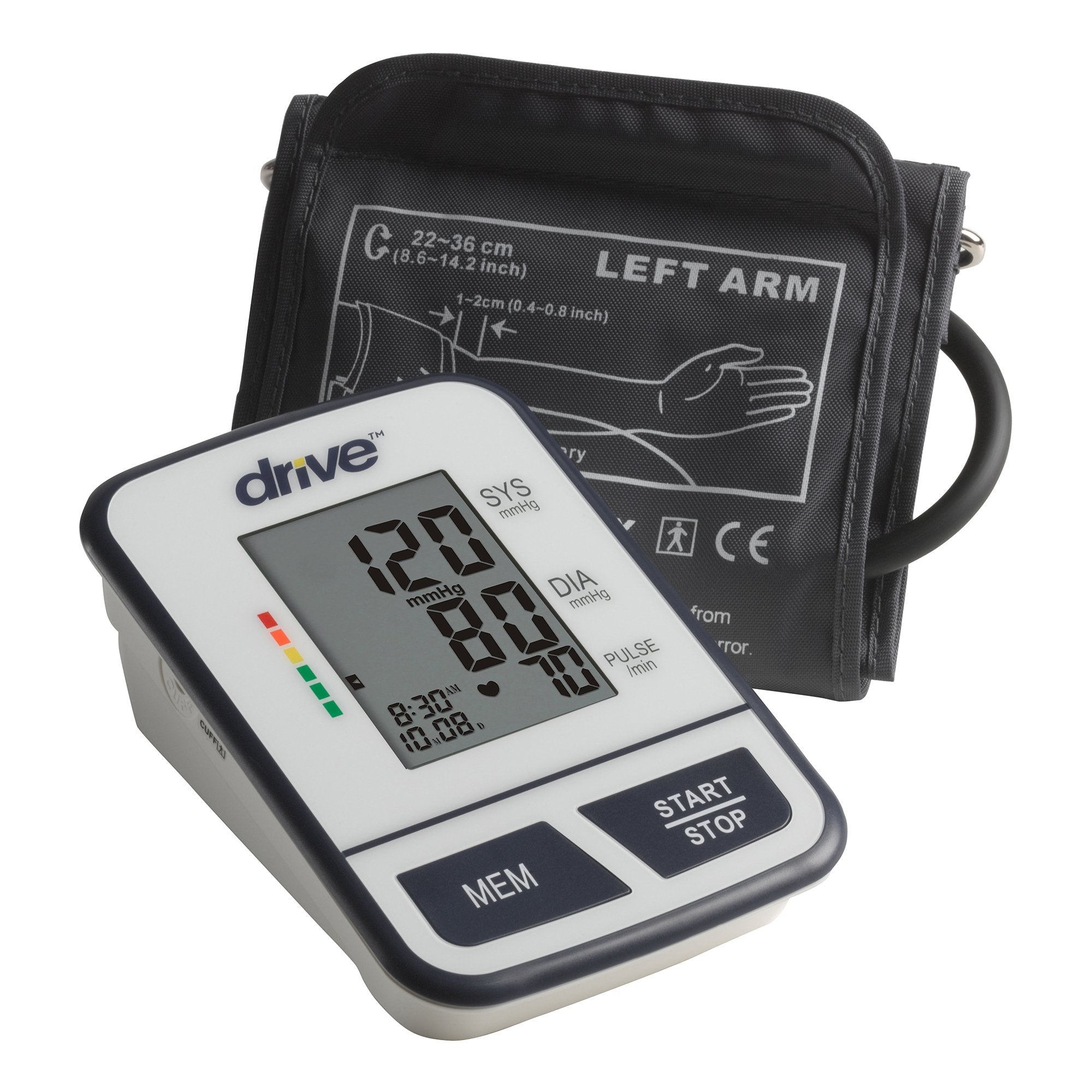 drive Medical Digital Blood Pressure Monitoring Unit, Large Size, Upper Arm (1 Unit)